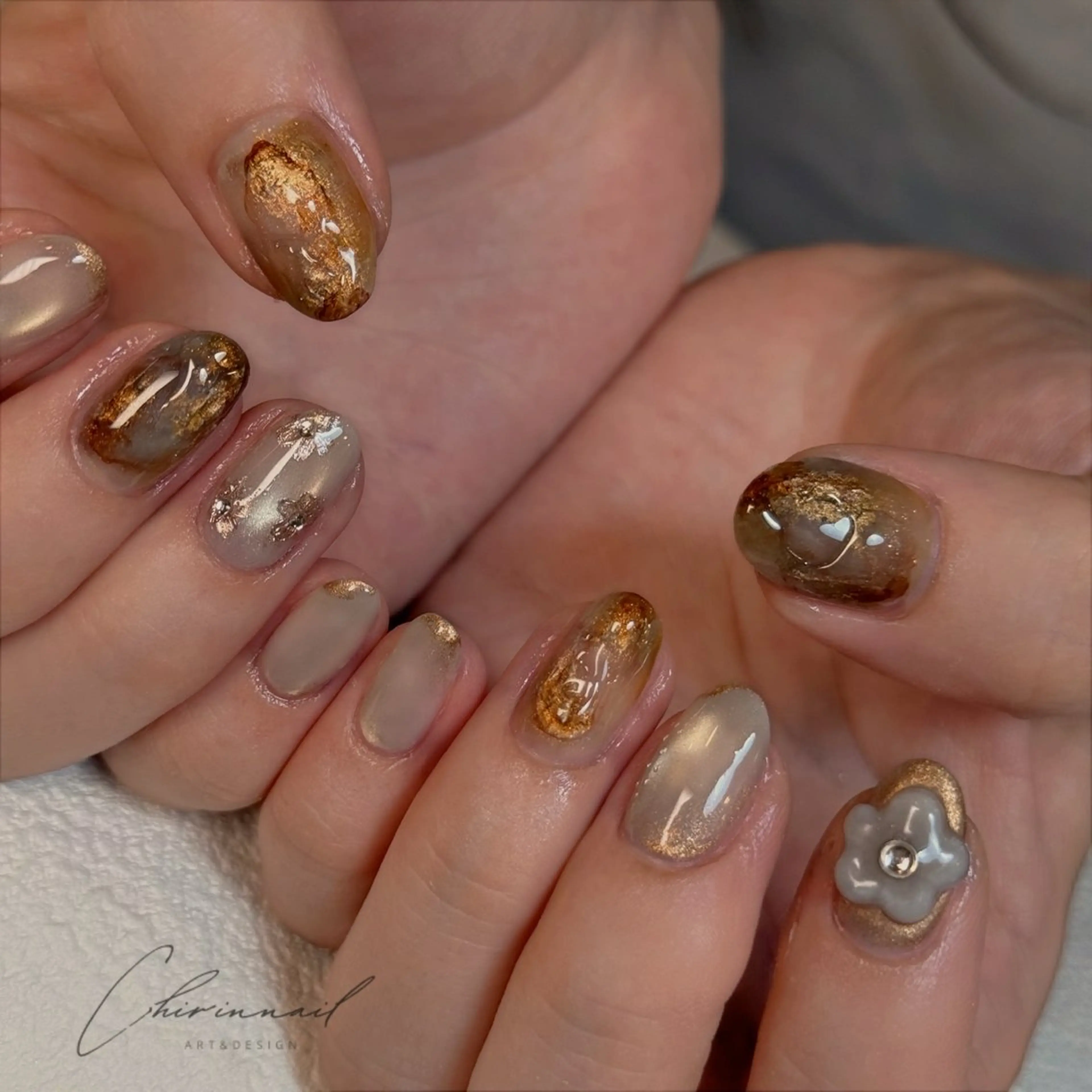 ネイル ニュアンスネイル chirin nailのネイルデザイン