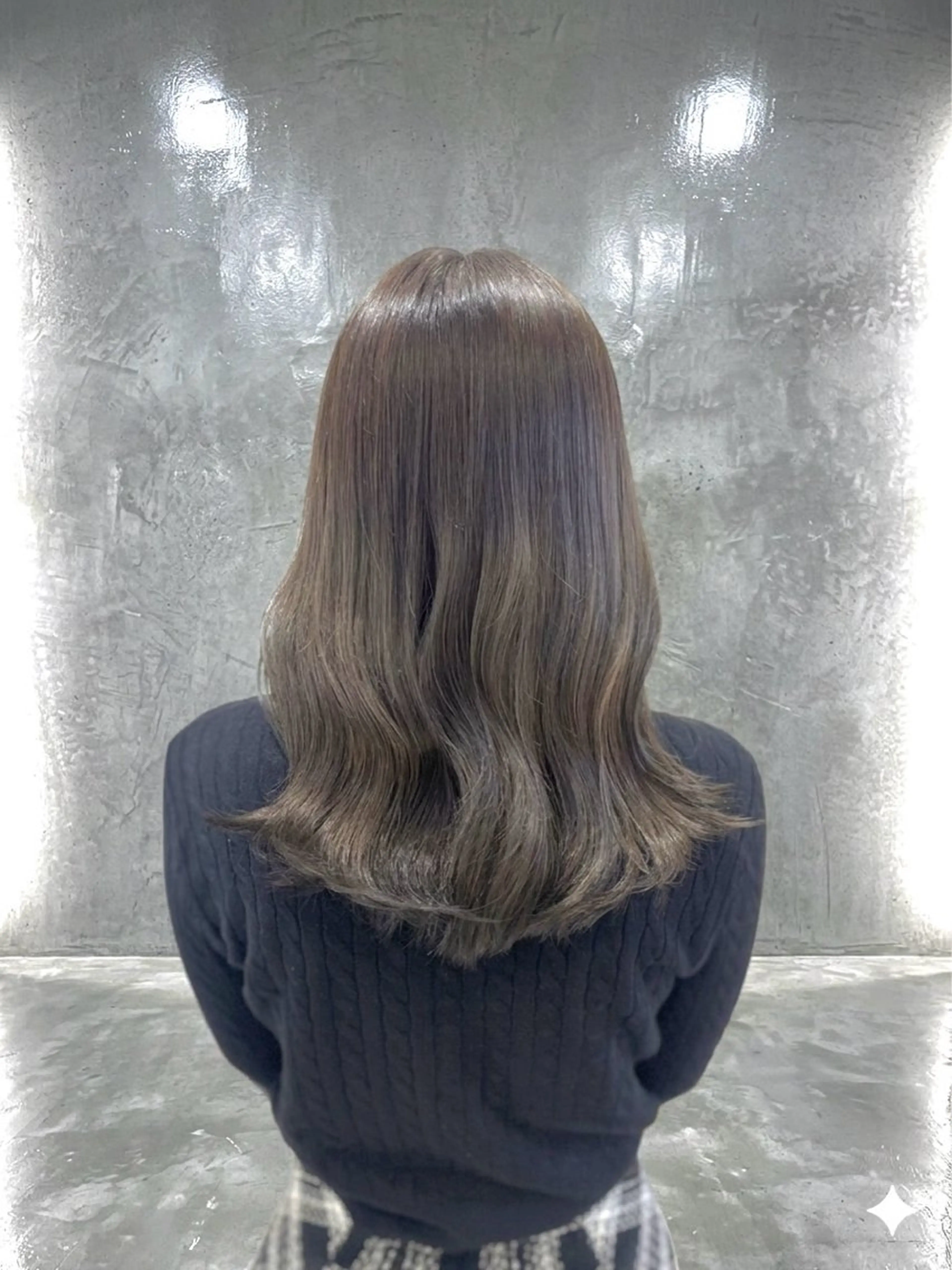 セミロング カラー 【こっくりカラー】 🤎Umi‪🤎のヘアスタイル