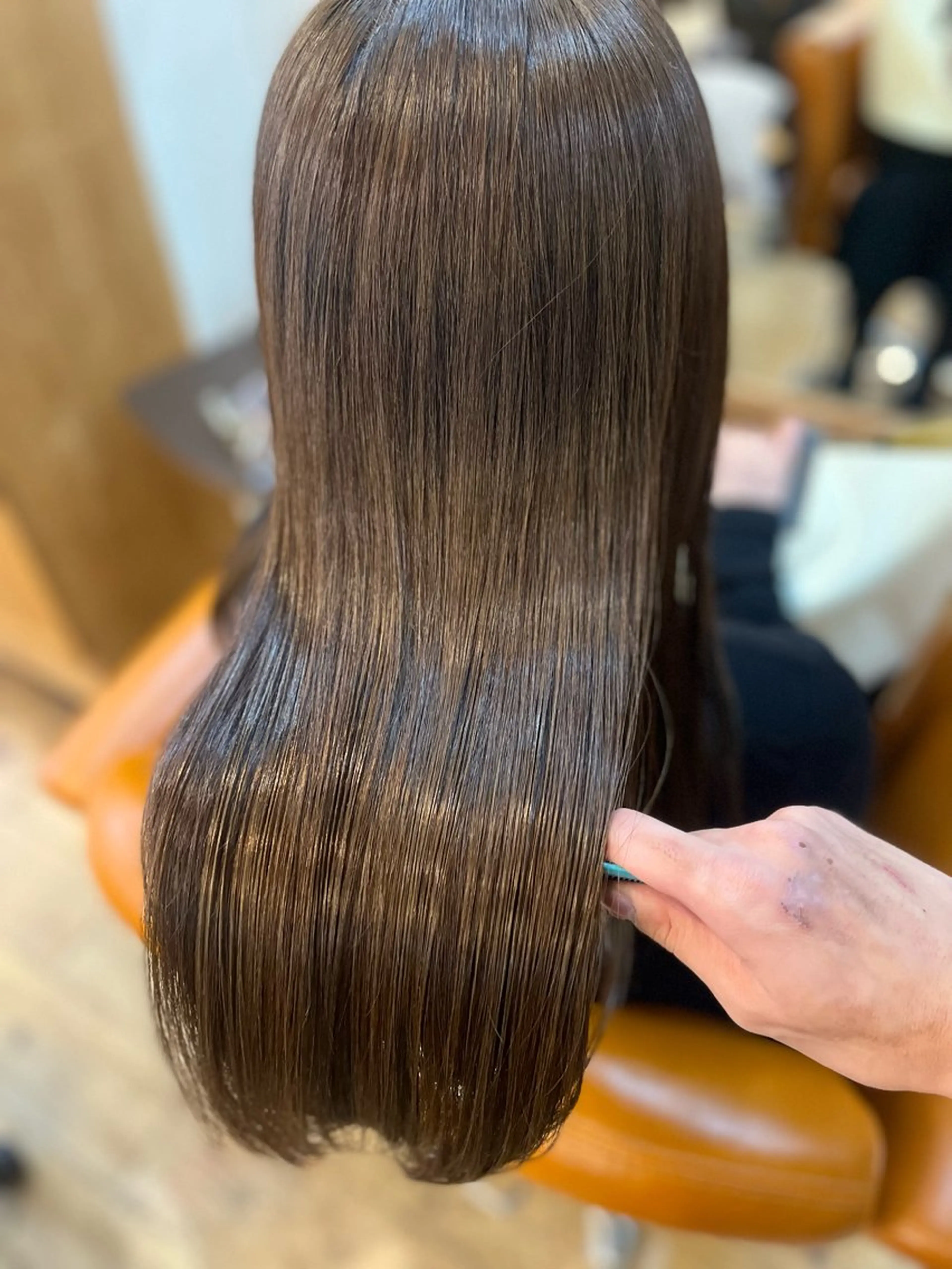 ロング ⚪️髪質改善 縮毛 店長 コウ⚪️のヘアスタイル