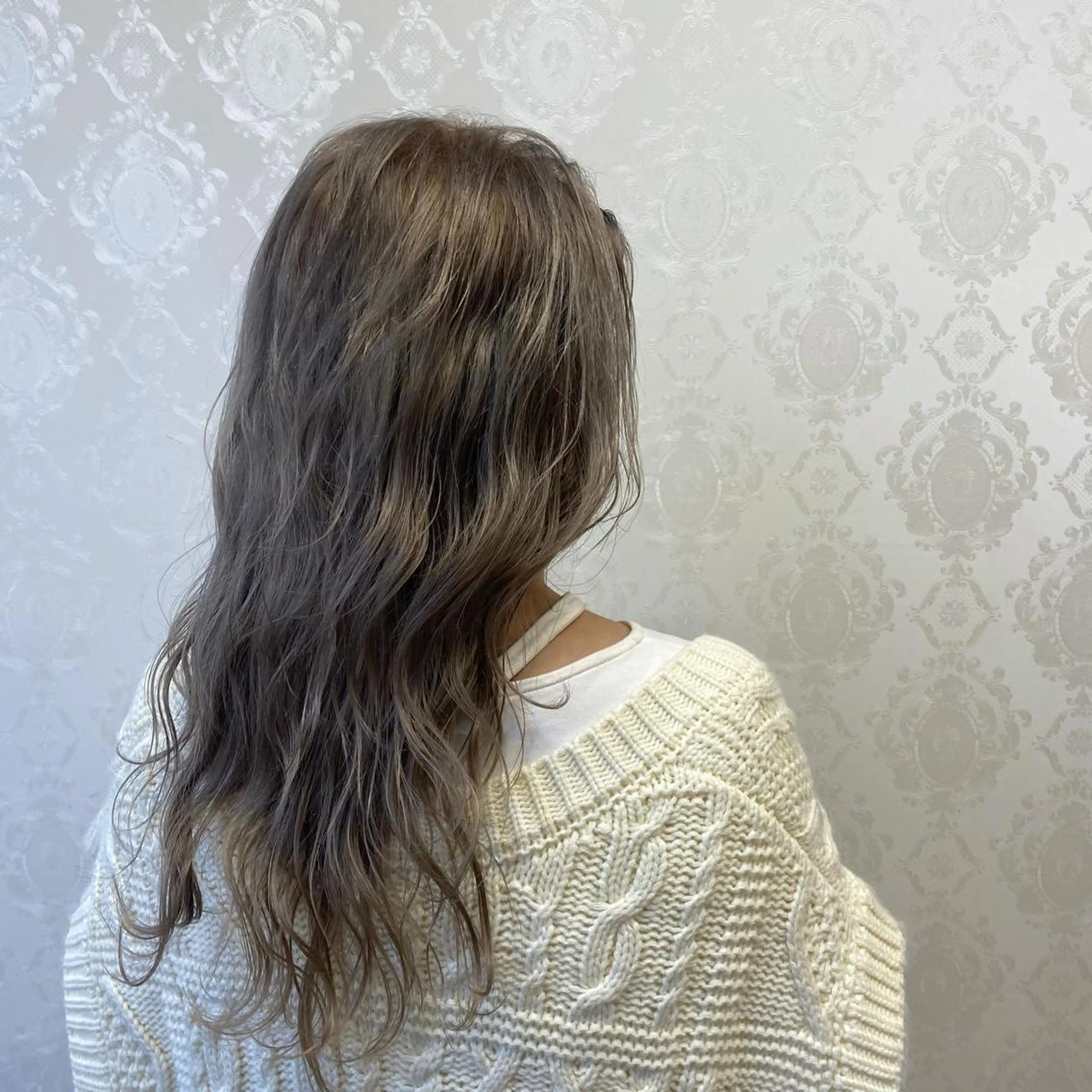 ロング カラー カット ヘアカラー erina💖 CLUTCH天王寺のヘアスタイル