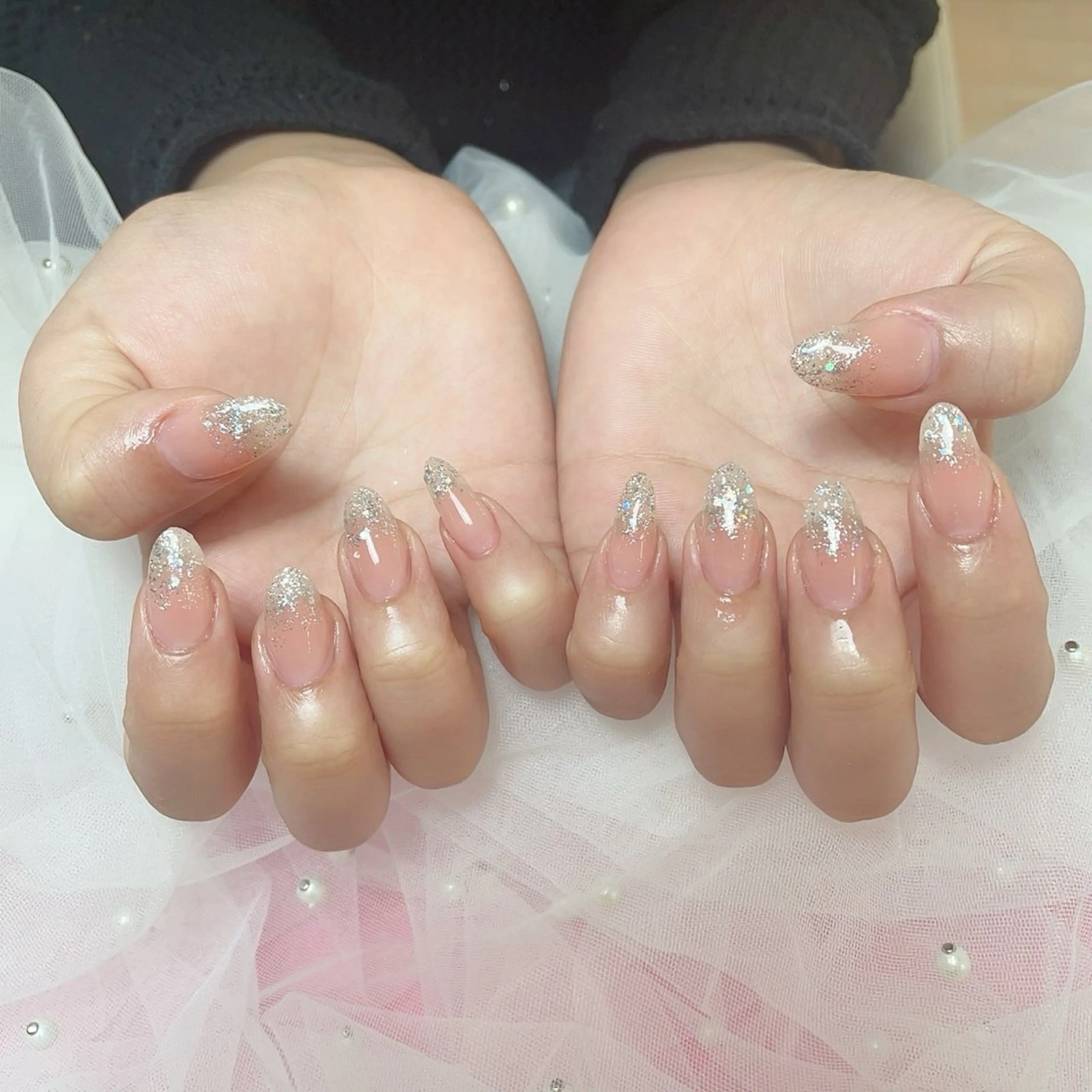 ✨ ラメグラデーション 🌟ベースカラー無し✨フィルイン✨オフ込みの写真