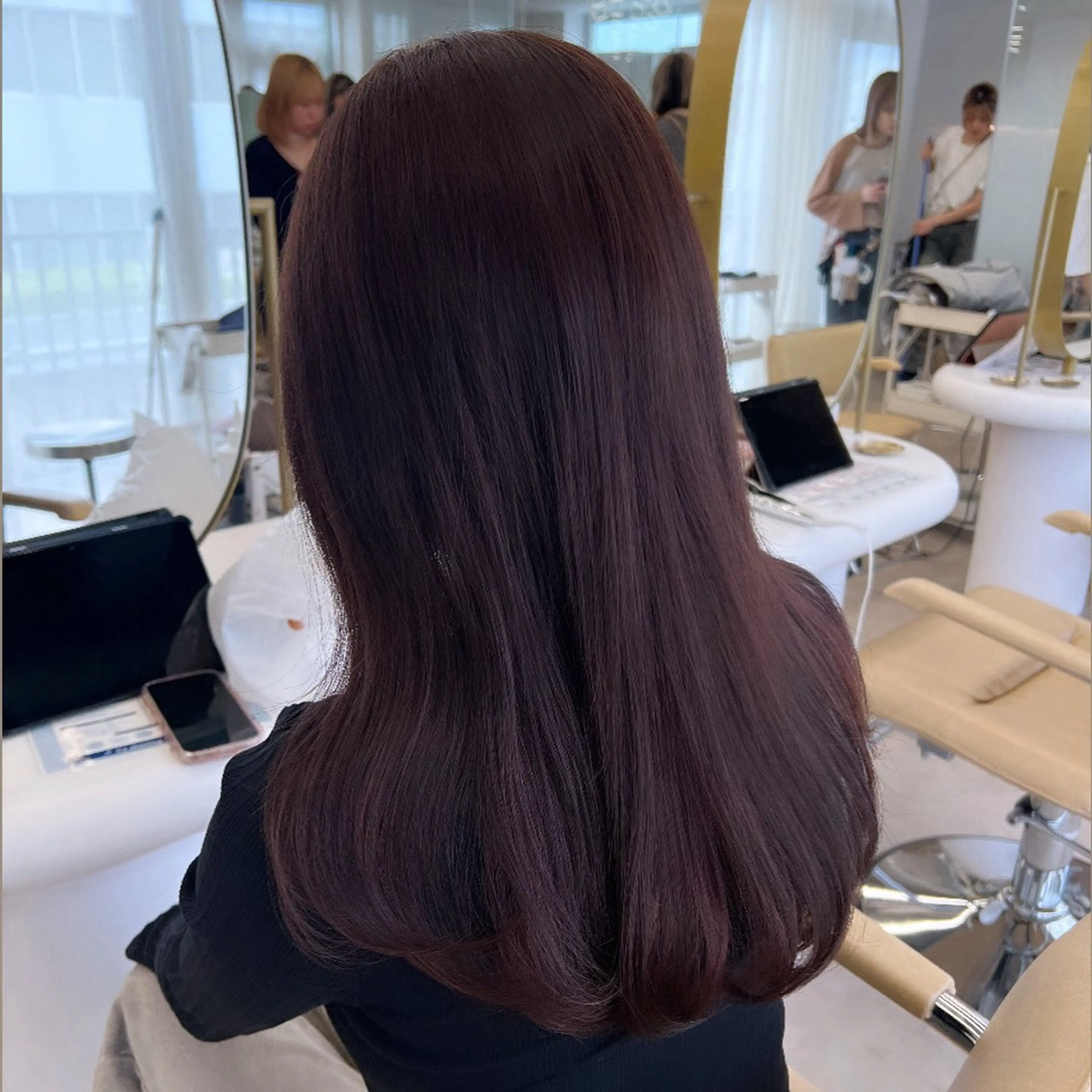 セミロング ヘアカラー アレンジ/ブラウン カラー HARU🕯のヘアスタイル