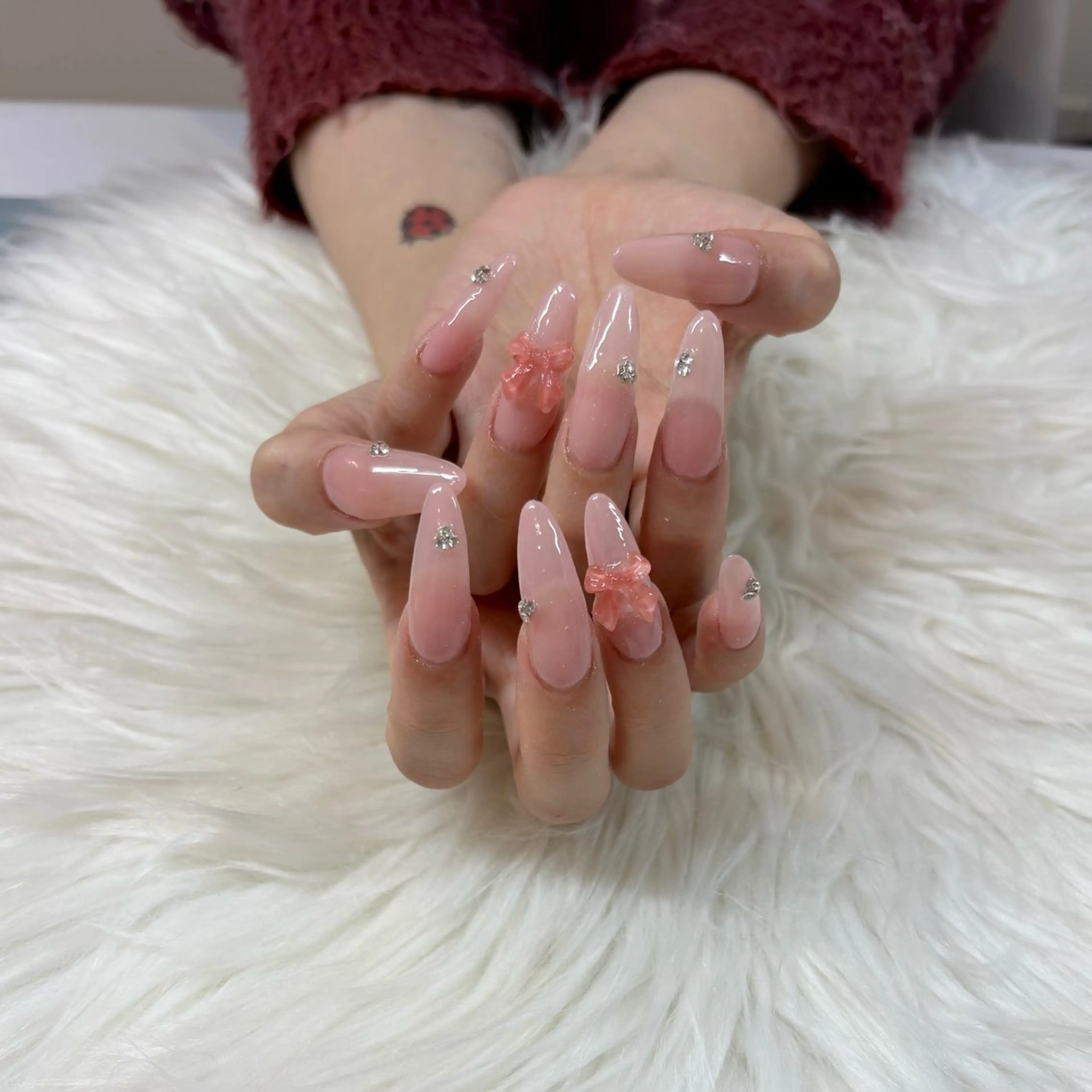 ネイル スカルプネイル ハンドネイル BLUEM みおちのネイルデザイン