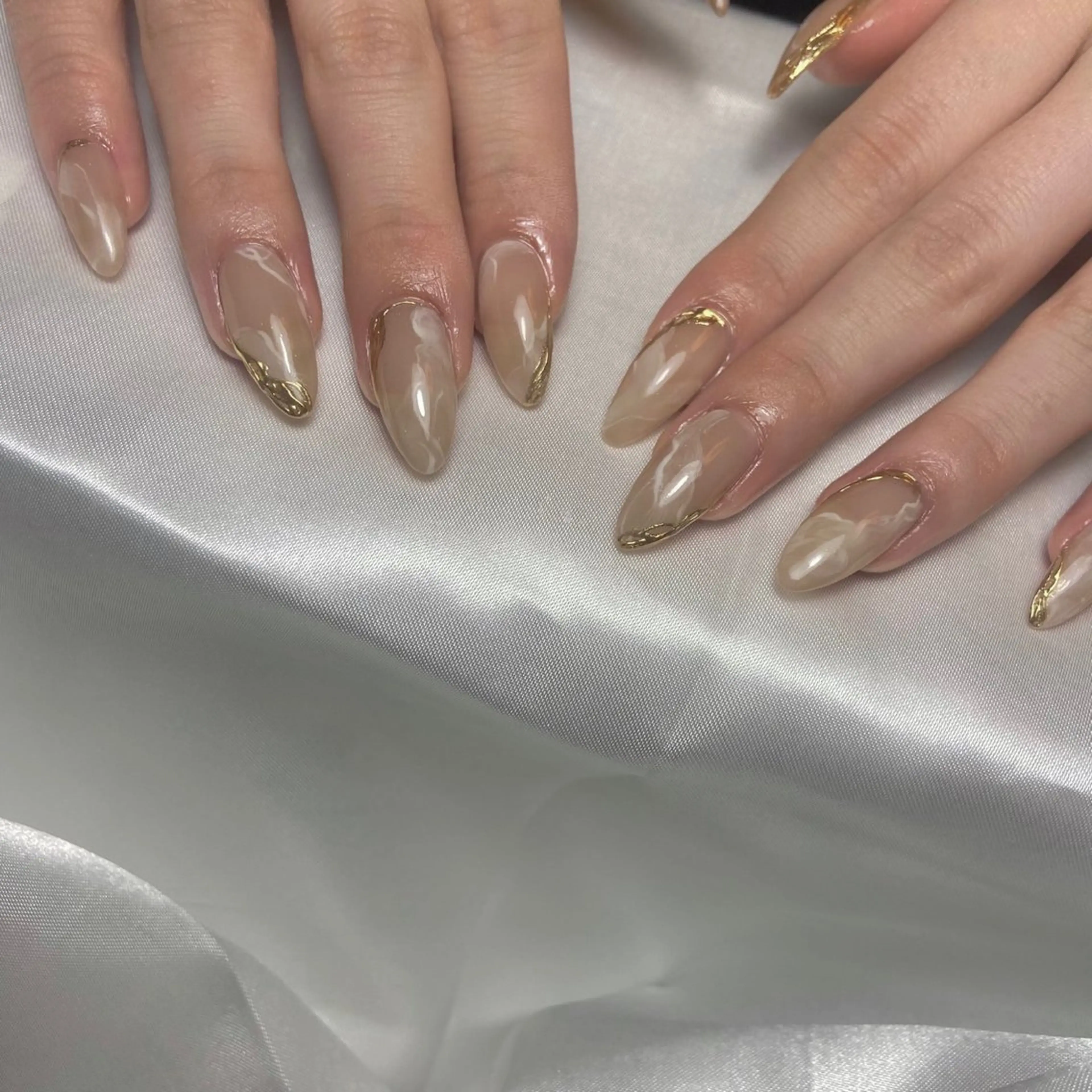 ネイル ニュアンスネイル ハンドネイル LIll nailのネイルデザイン