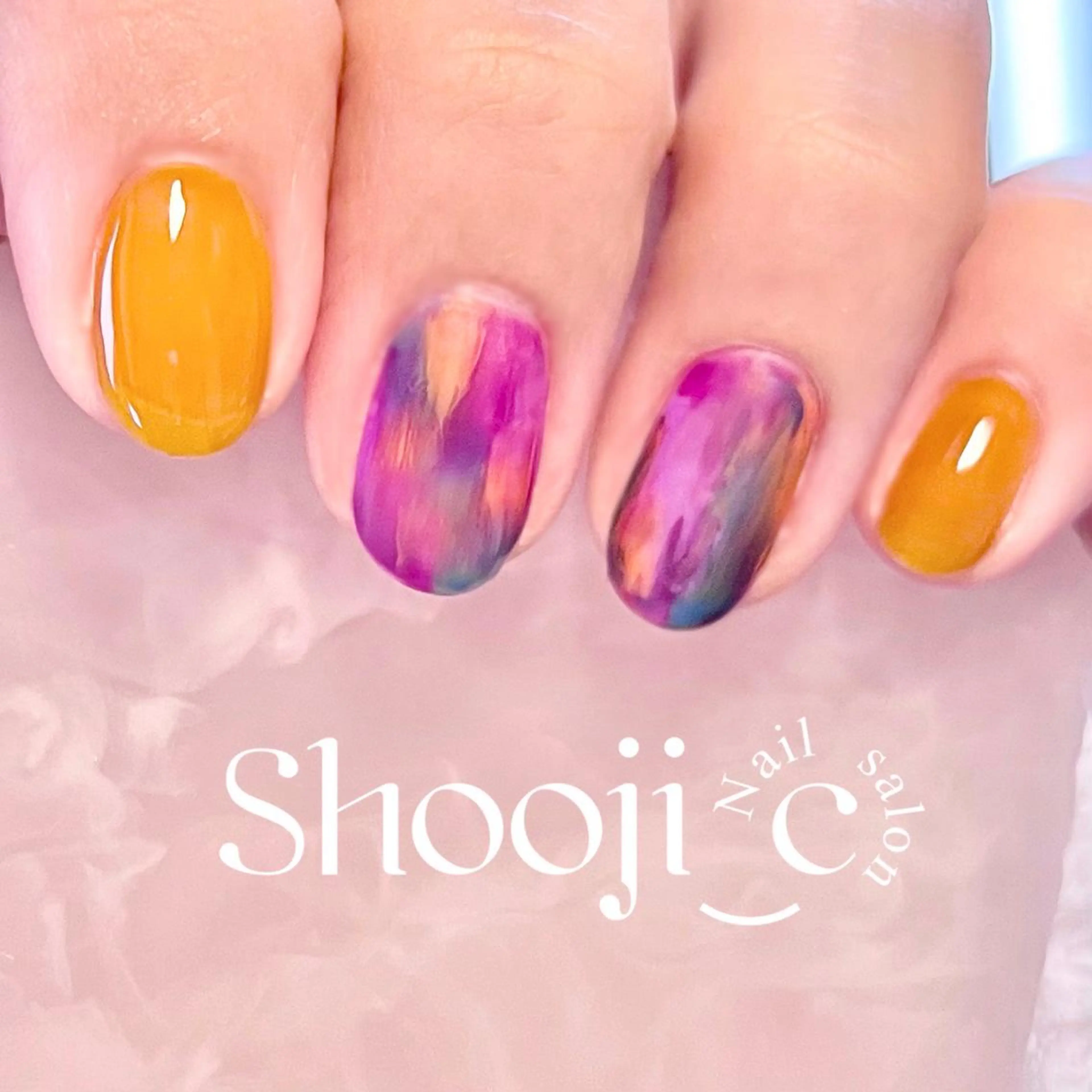 ネイル アートネイル ハロウィン マットネイル Shooji_c Nail salonのネイルデザイン