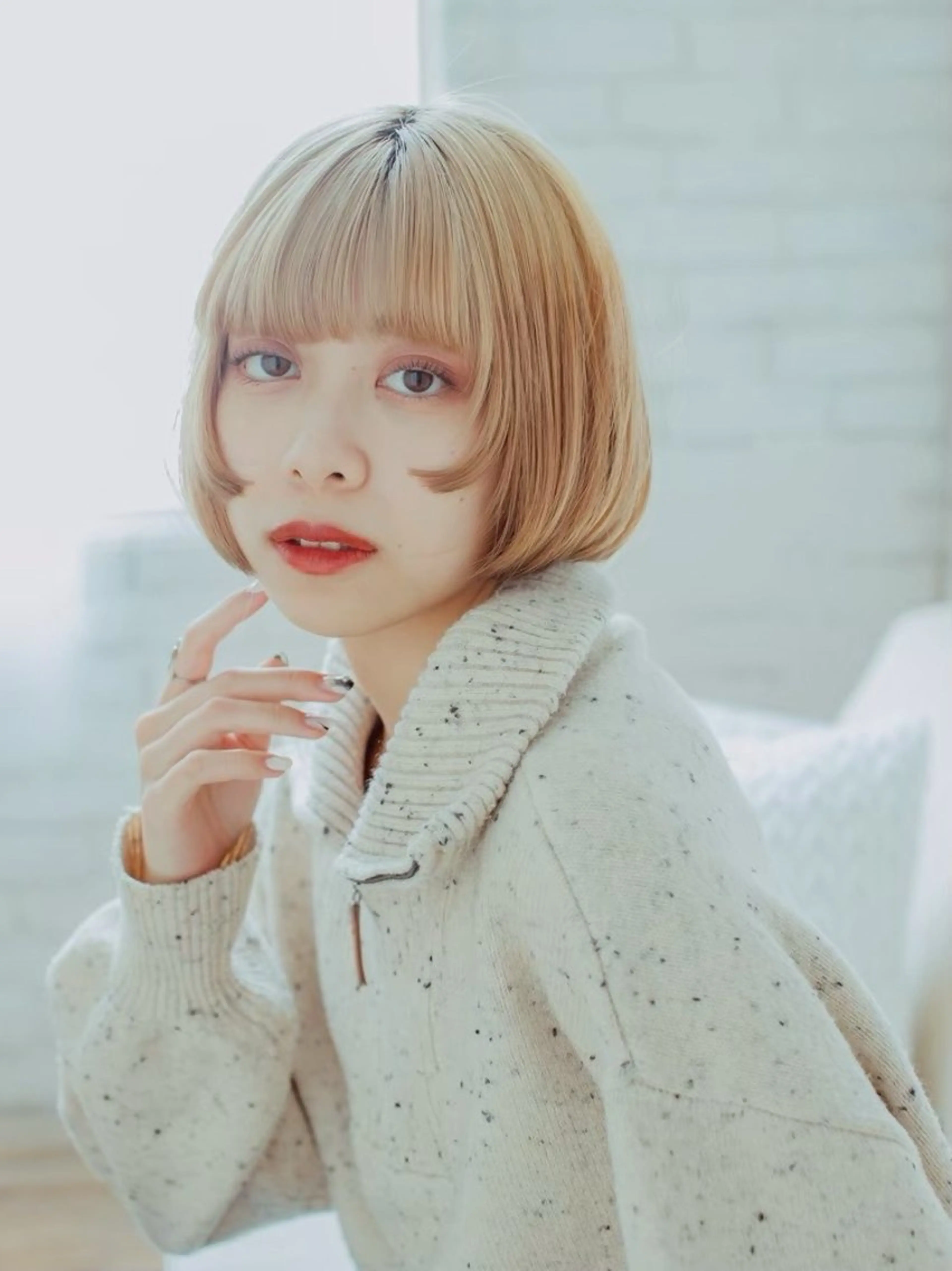ショート カラー 坂口 みりのヘアスタイル