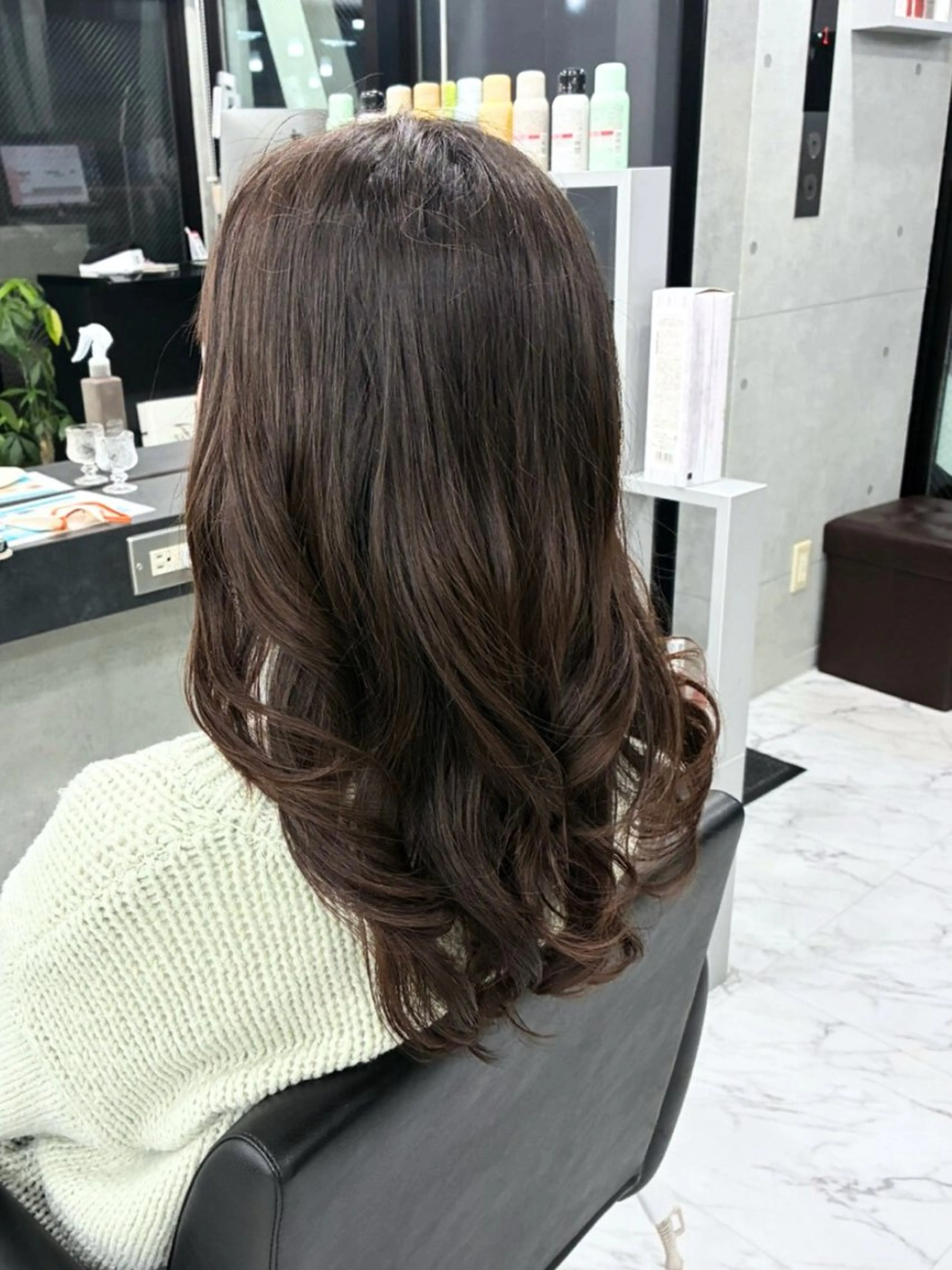 ロング パーマ デジタルパーマ カット パーマ Endearing 北澤那未🌟銀座のヘアスタイル