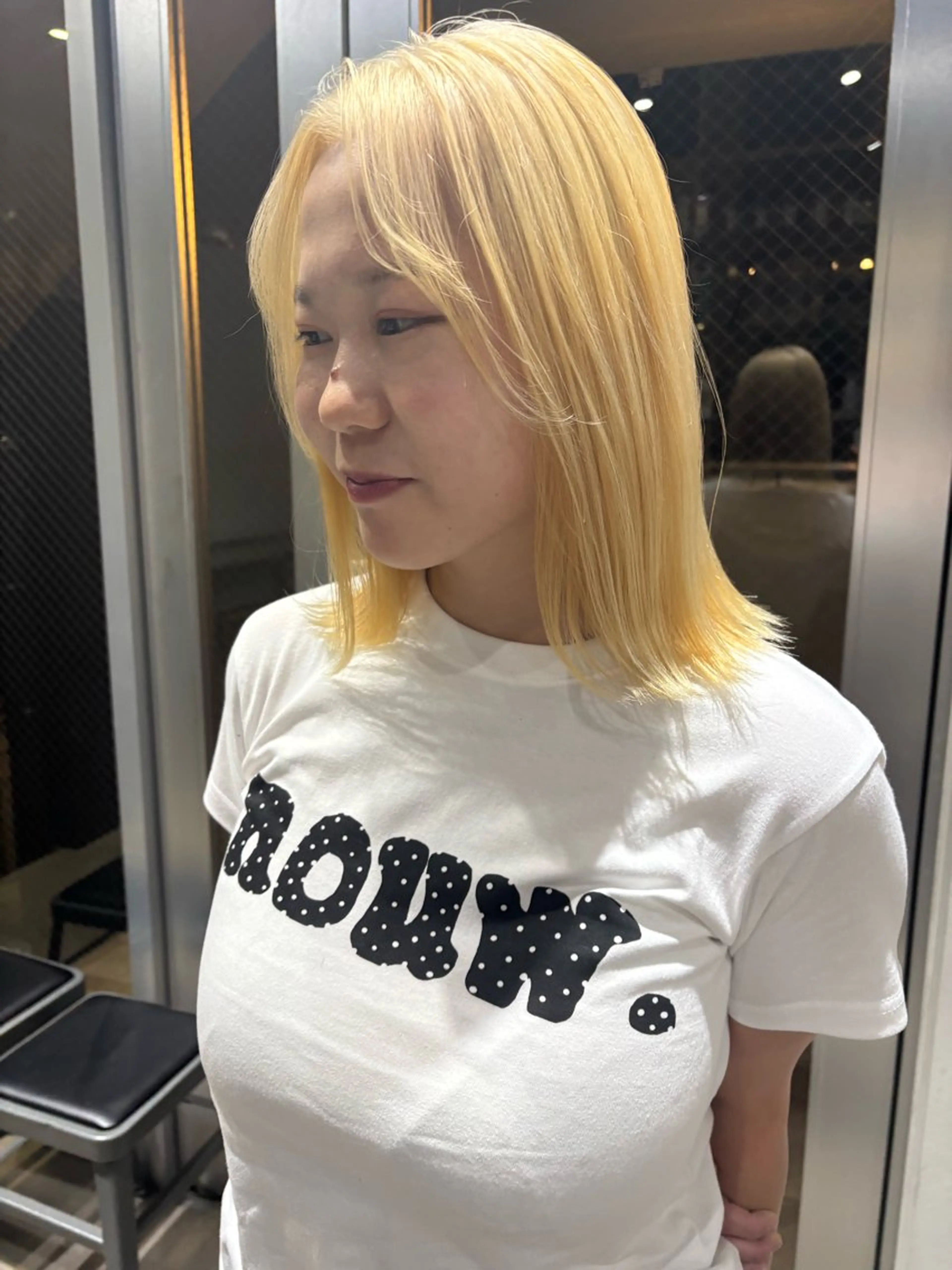 セミロング ヘアカラー トリートメント ブリーチ✨ハイライト メンズヘア/アヤノのヘアスタイル