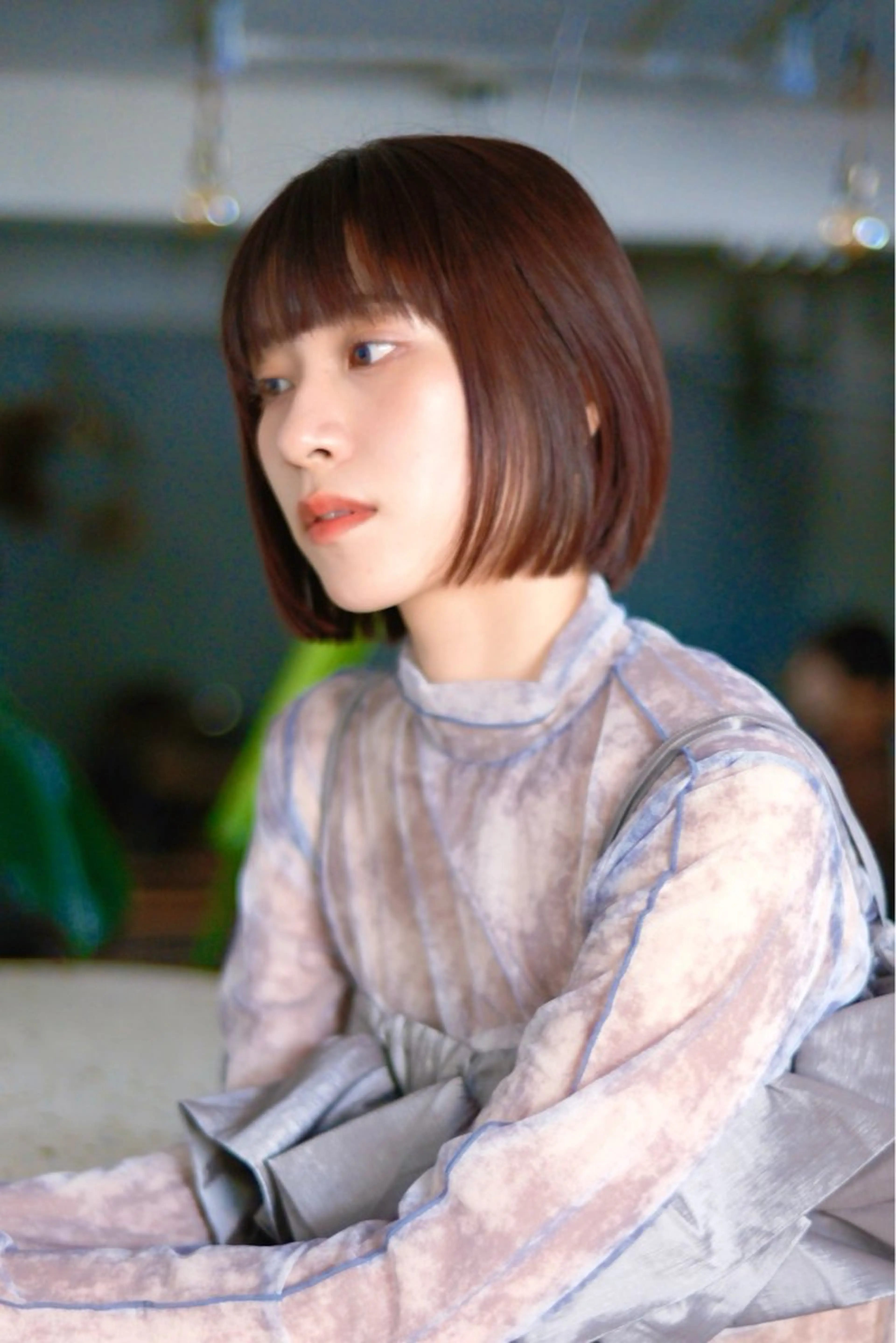 ショート カラー 切りっぱなしボブ ブラウンカラー レッドカラー レッドブラウン ボブ カット ヘアカラー トリートメント CIEN所属・ayano🫧 《CIEN》のヘアスタイル