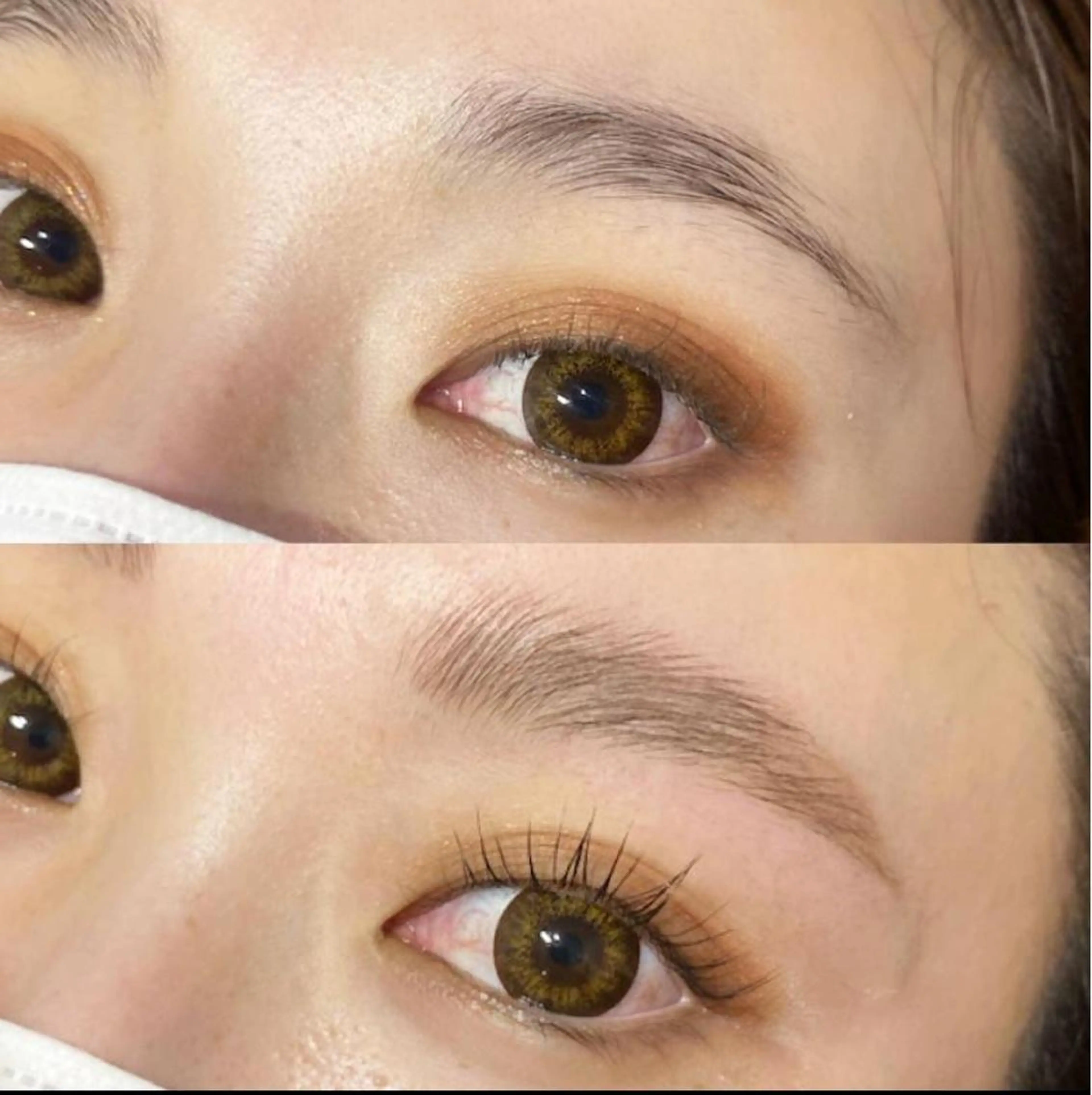 アイブロウ マツエク・マツパ 眉カラー ハリウッドブロウリフト 一重×まつ毛パーマ アイラッシュサロン ルミナ名古屋栄店のマツエク・マツパデザイン