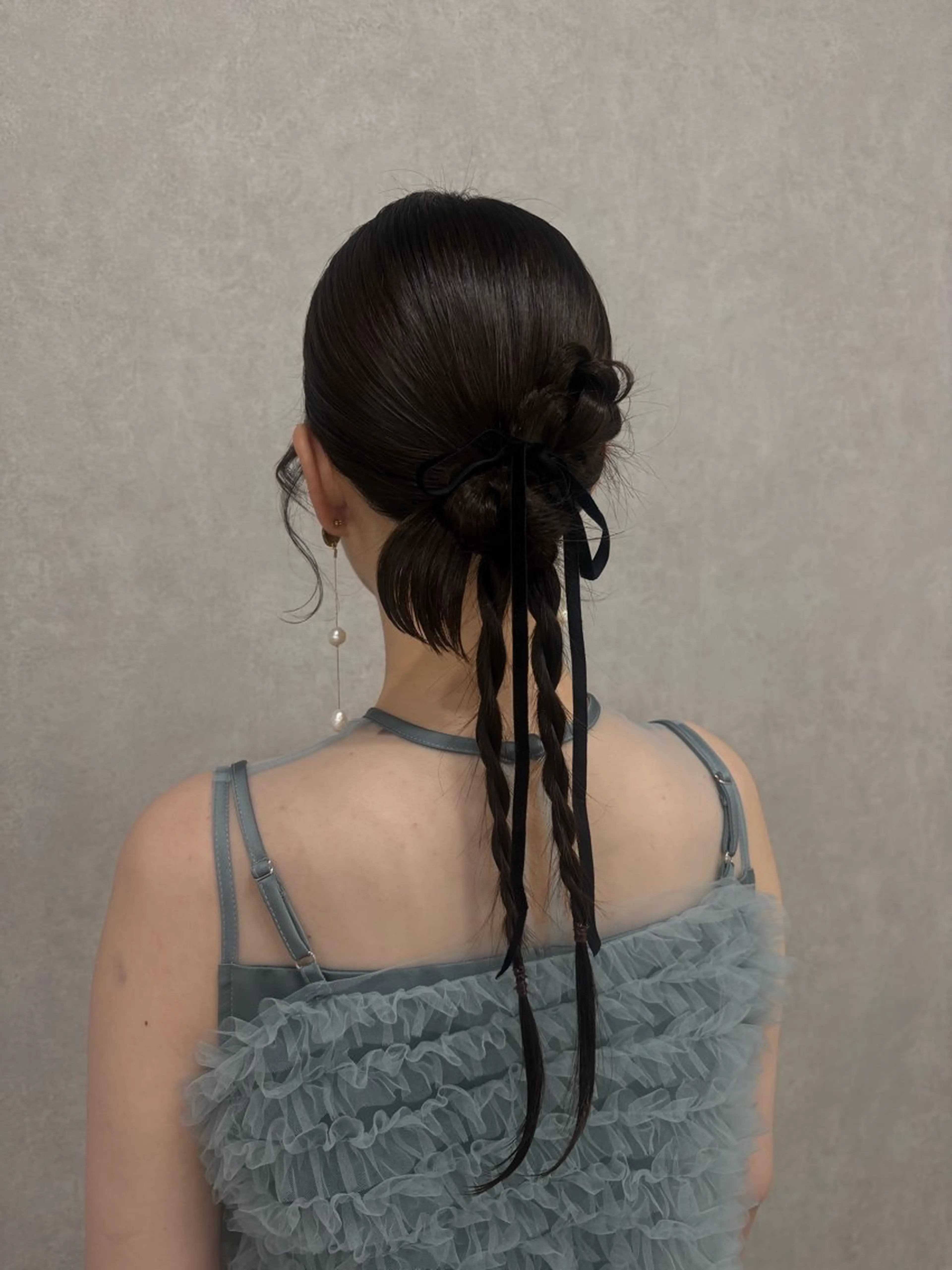 ロング 卒業式のヘアスタイル ヘアセット Haruka /うる艶透明感カラーのヘアスタイル