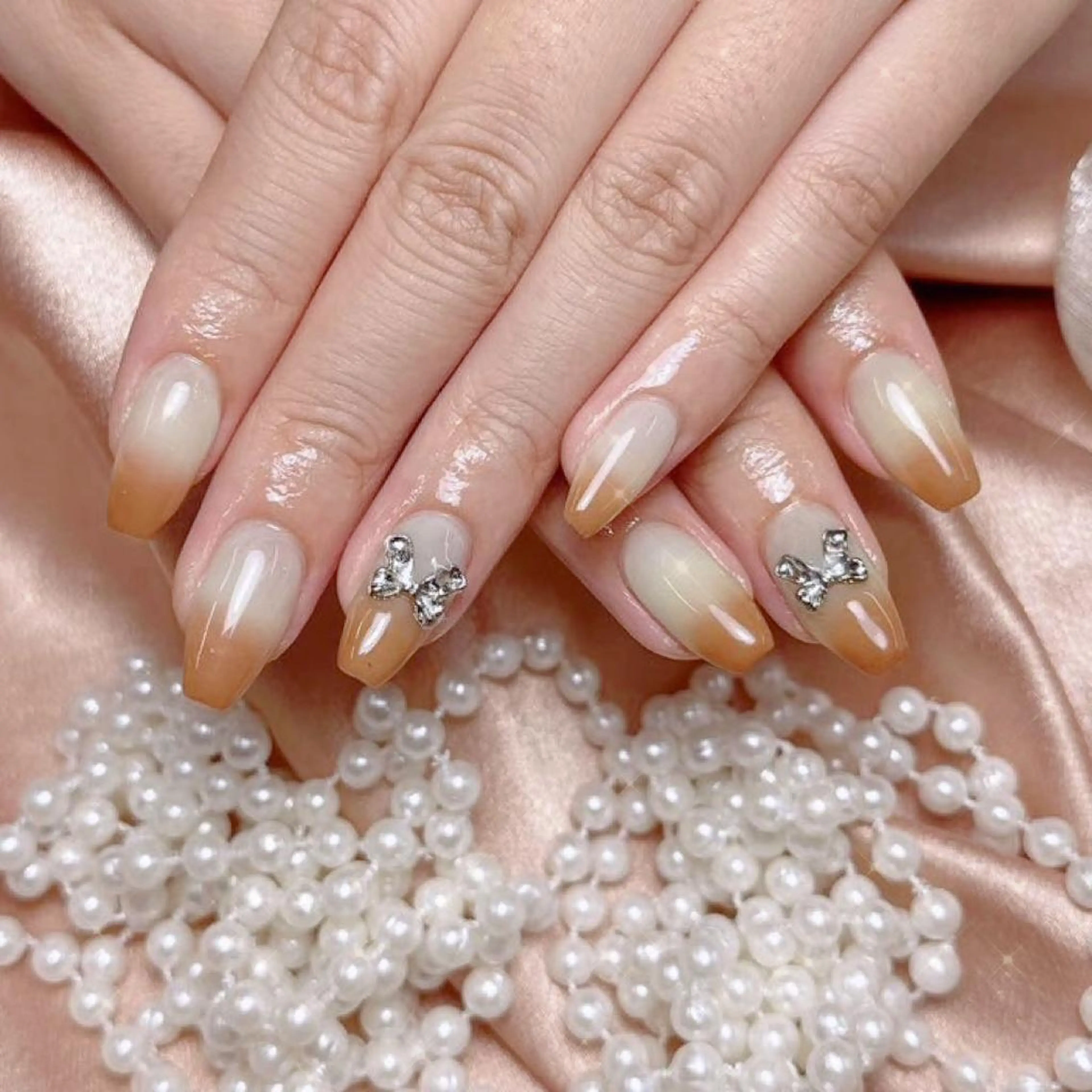 ネイル ハンドネイル 七海🎀 💗のネイルデザイン