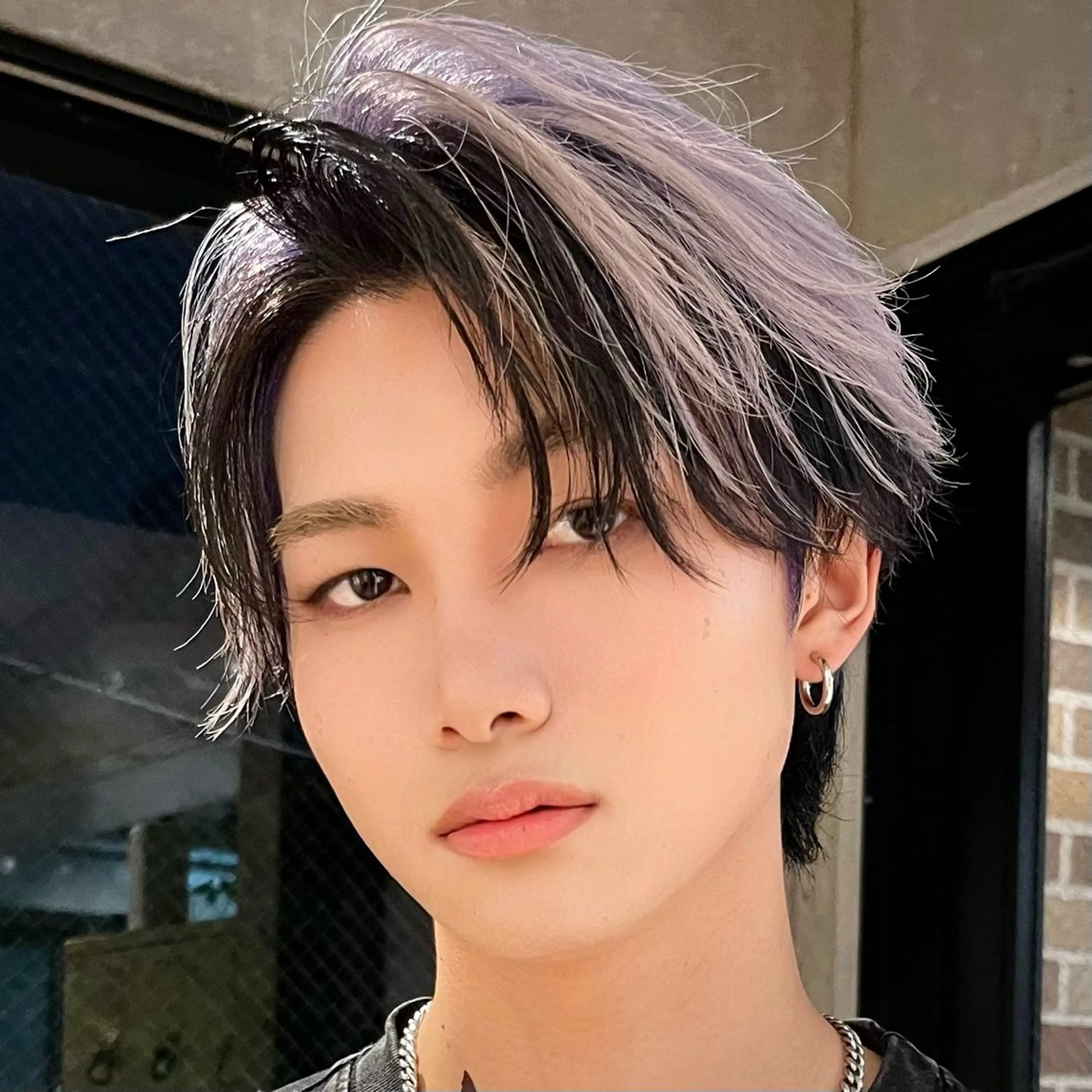 カラー メンズ カット ヘアカラー トリートメント ウルフ/レイヤー/ ブリーチカラーのヘアスタイル