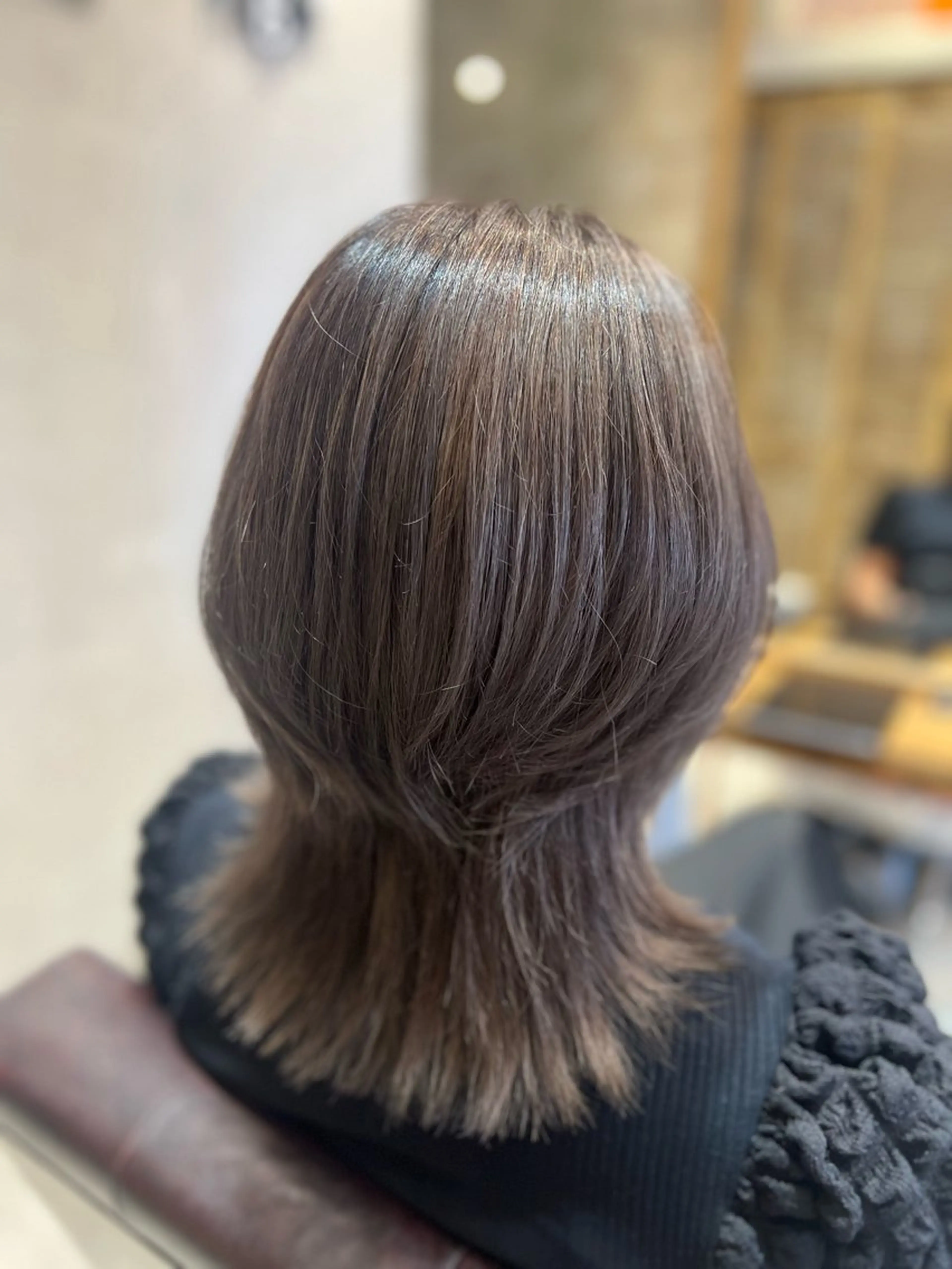 ミディアム 前井 正人のヘアスタイル