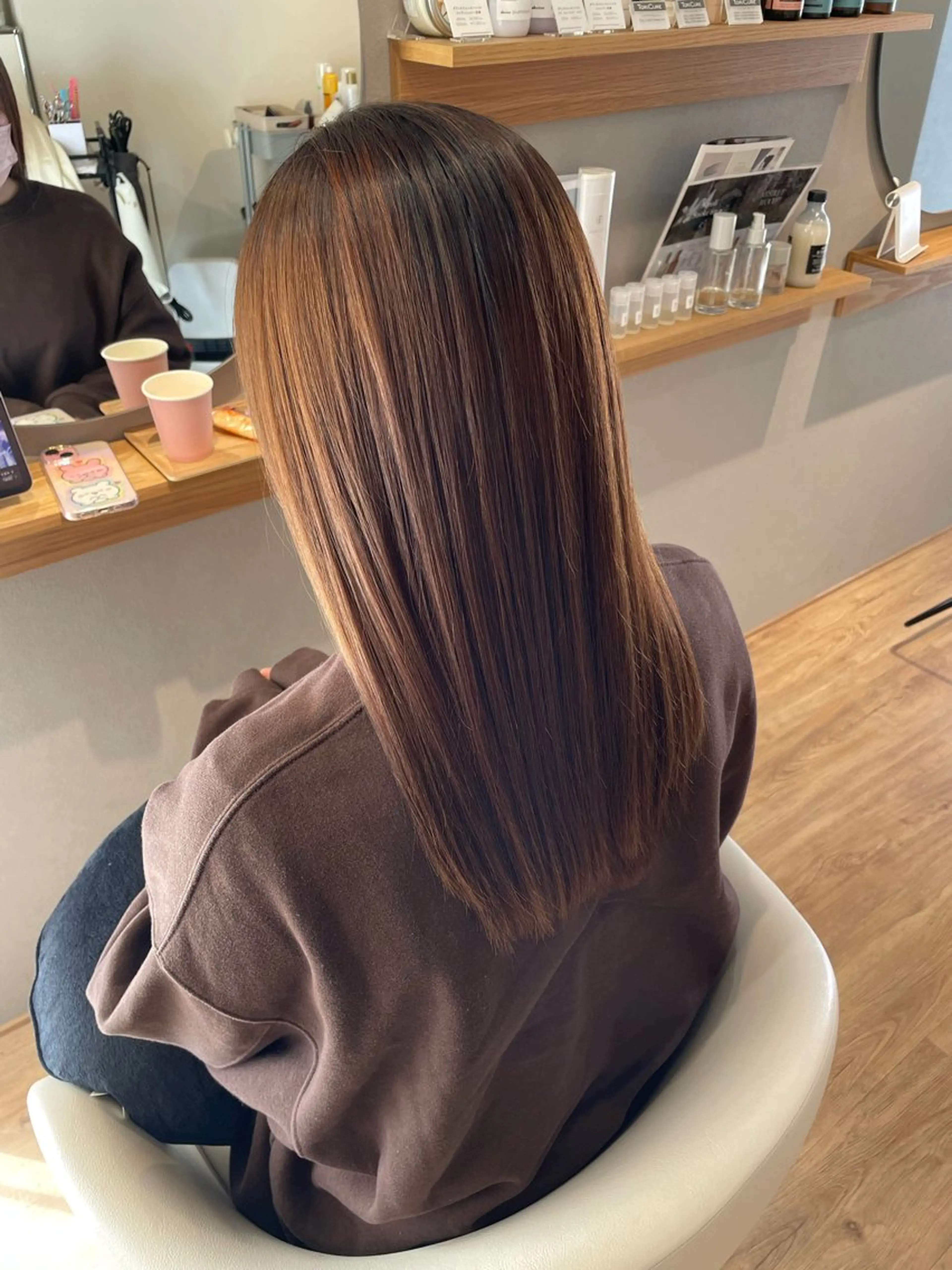 ロング 髪質改善 小倉 愛里のヘアスタイル