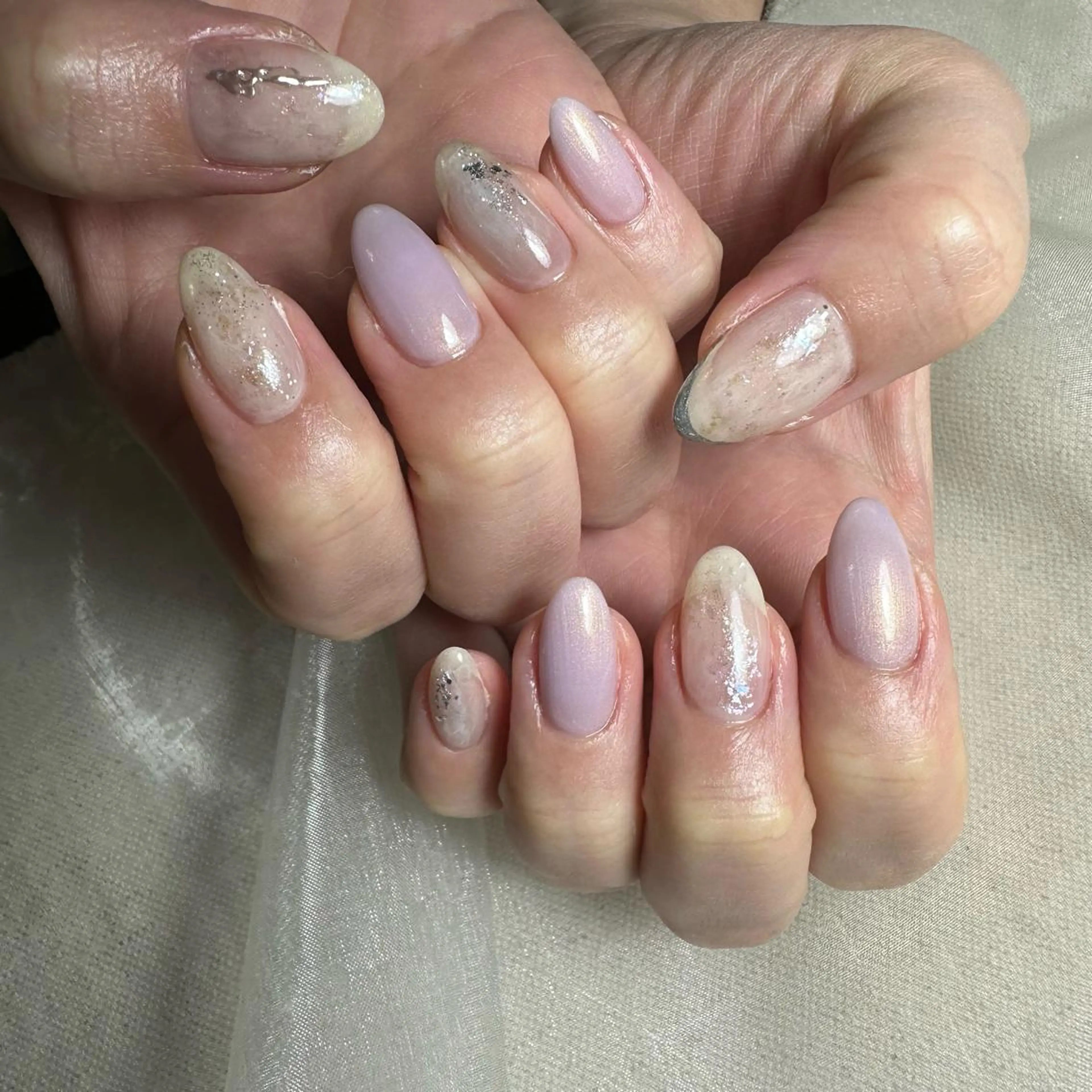 ネイル ハンドネイル 里見 麗のネイルデザイン