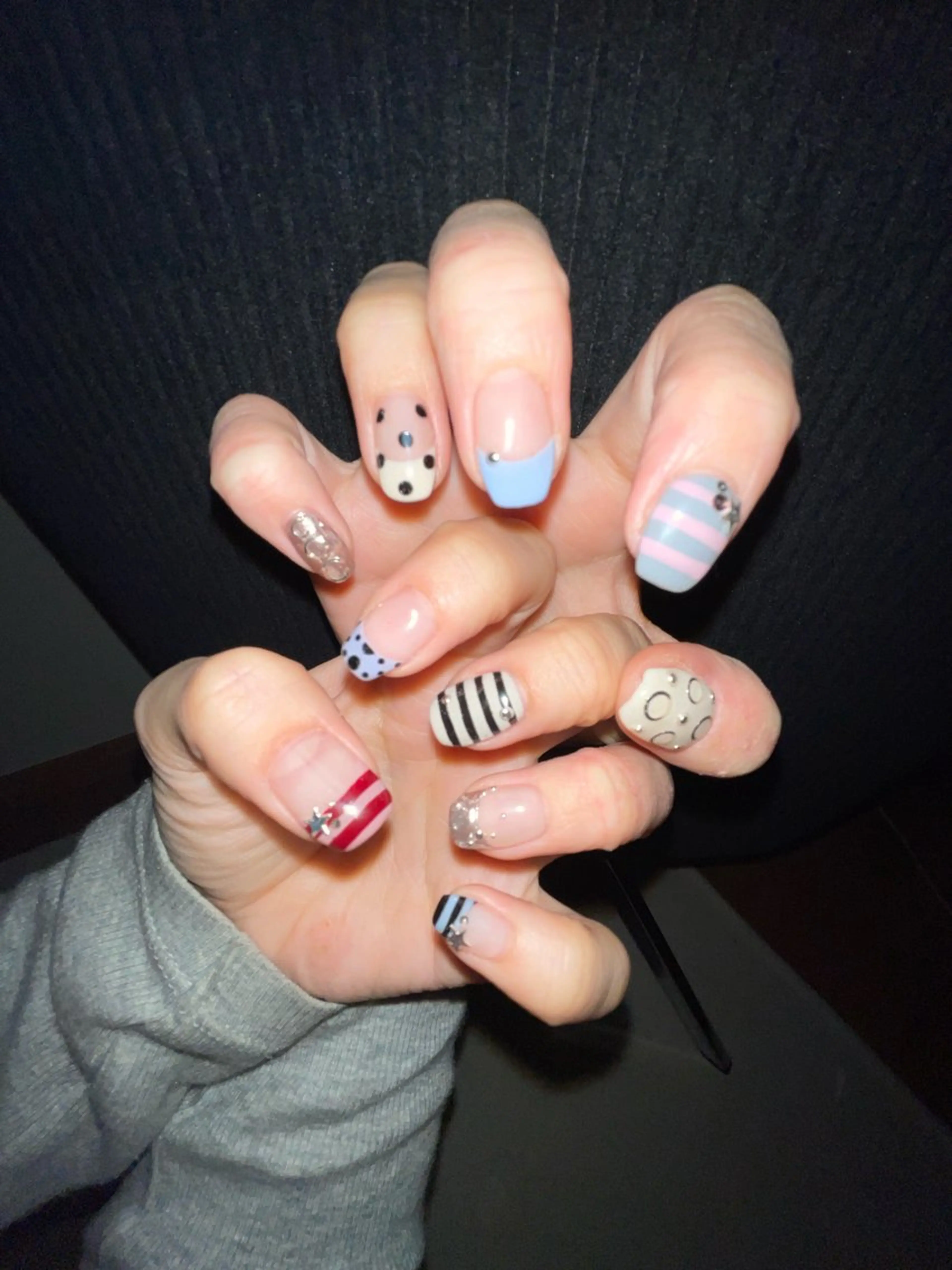 【オフあり】ハンド🙌🏻🍧持ち込みデザイン/やり放題メニュー🍧神楽坂/飯田橋/パラジェル変更可🧚🏻‍♀️の写真