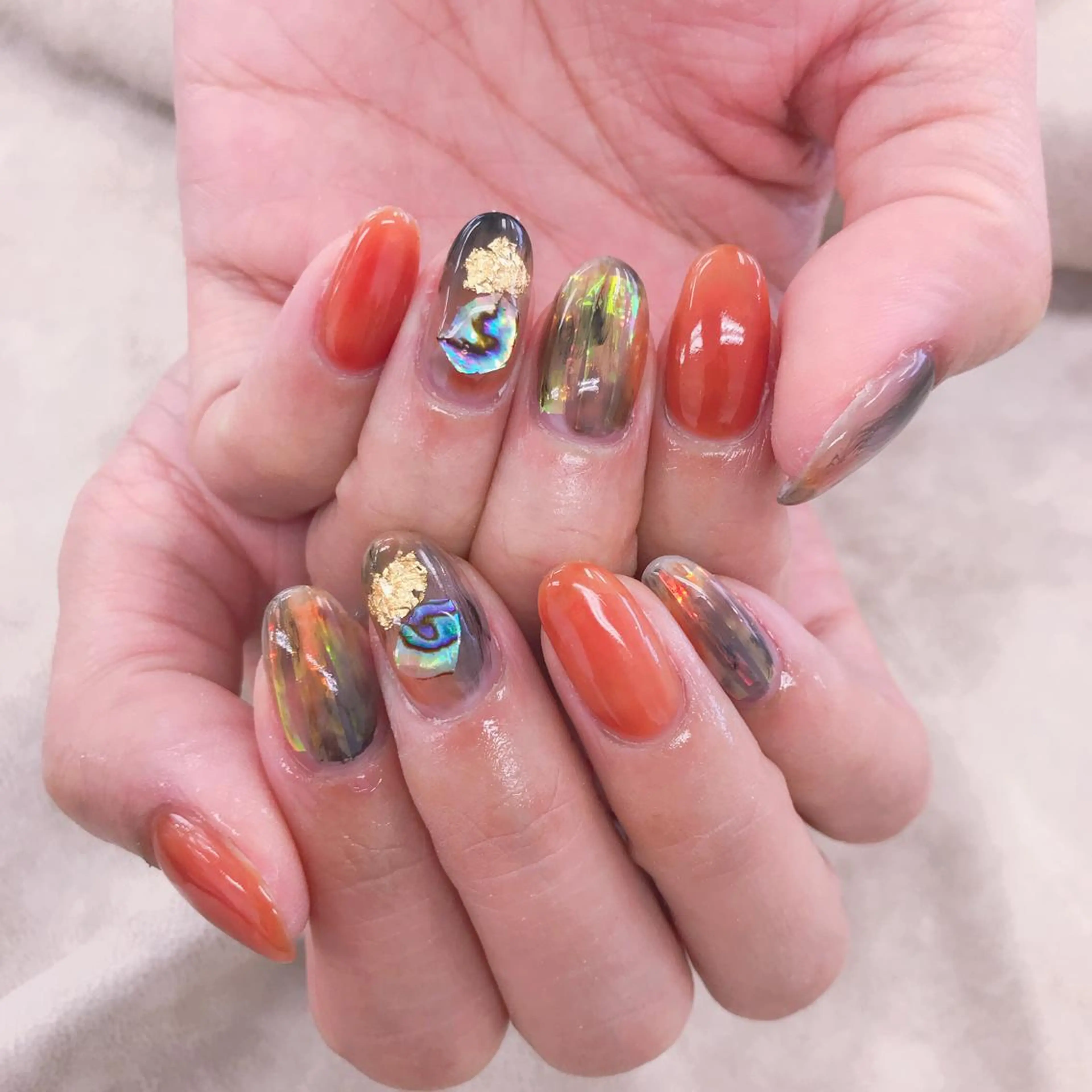 ネイル ニュアンスネイル ネイリスト あこのネイルデザイン