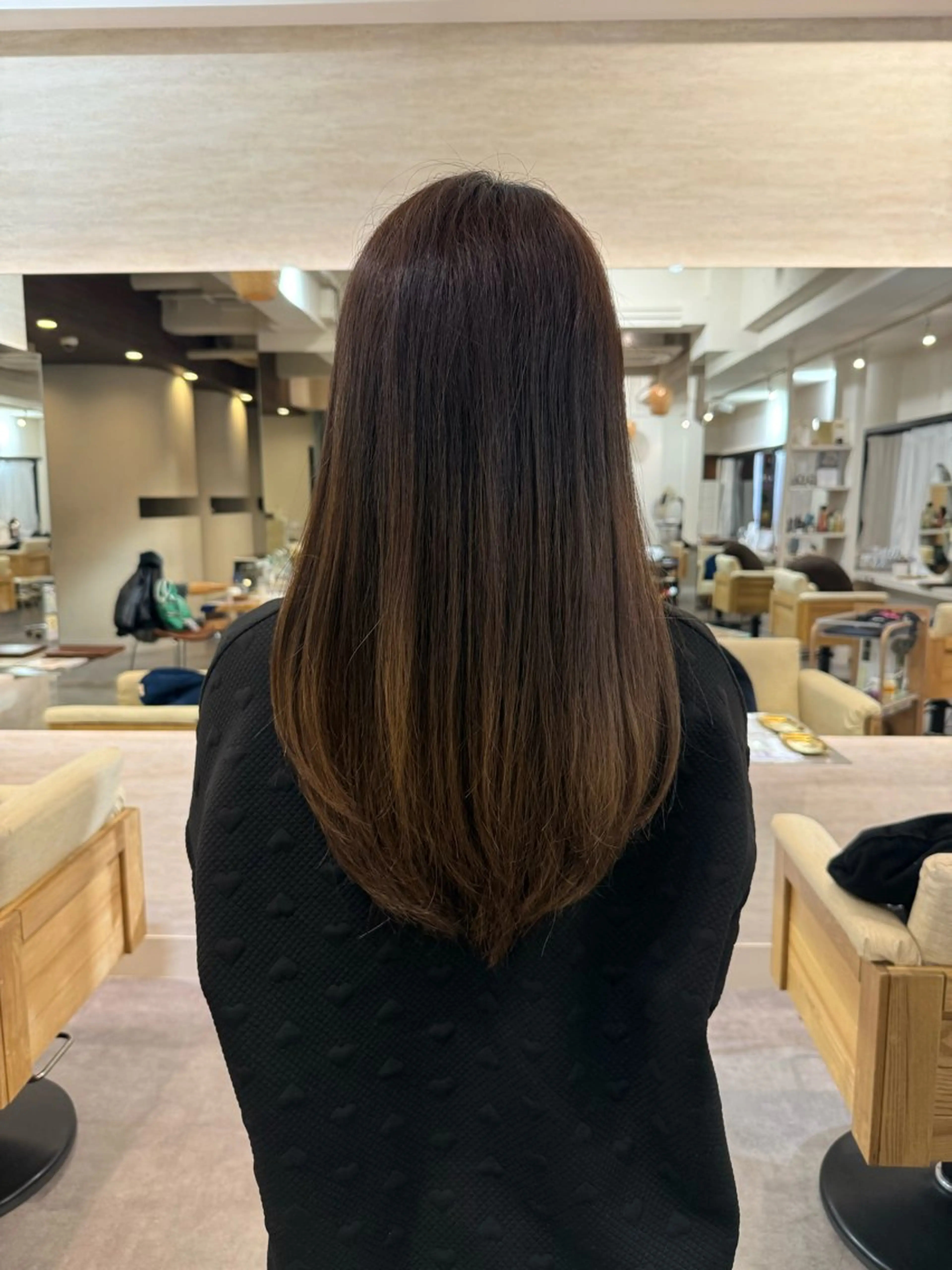 ロング 山田 もものヘアスタイル