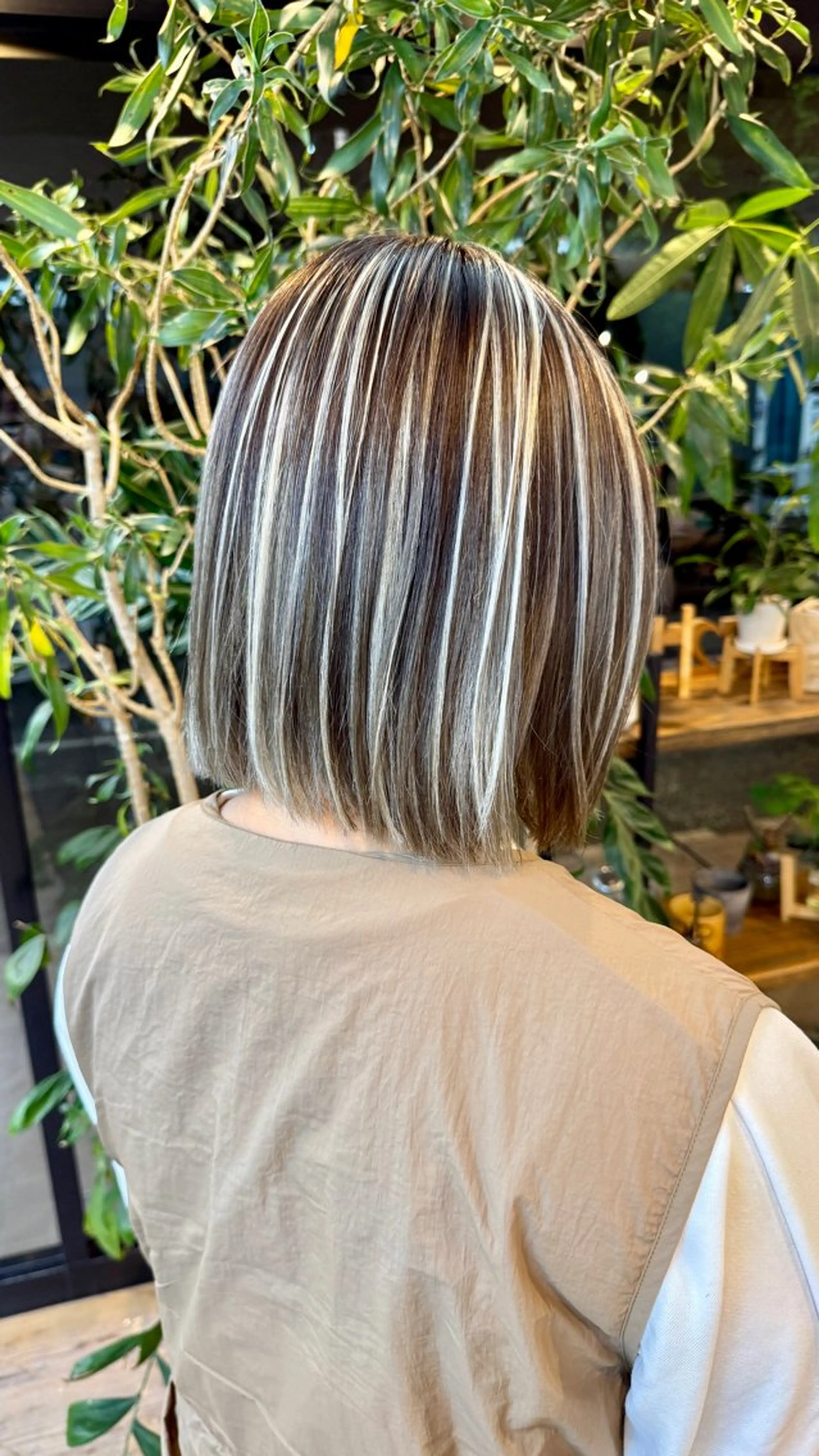 ショート カラー ハイライトカラー ボブ ハイライト ヘアカラー トリートメント Cure2所属・🌈ハイライト特化 🌈 🐶ノザワ🐶のヘアスタイル