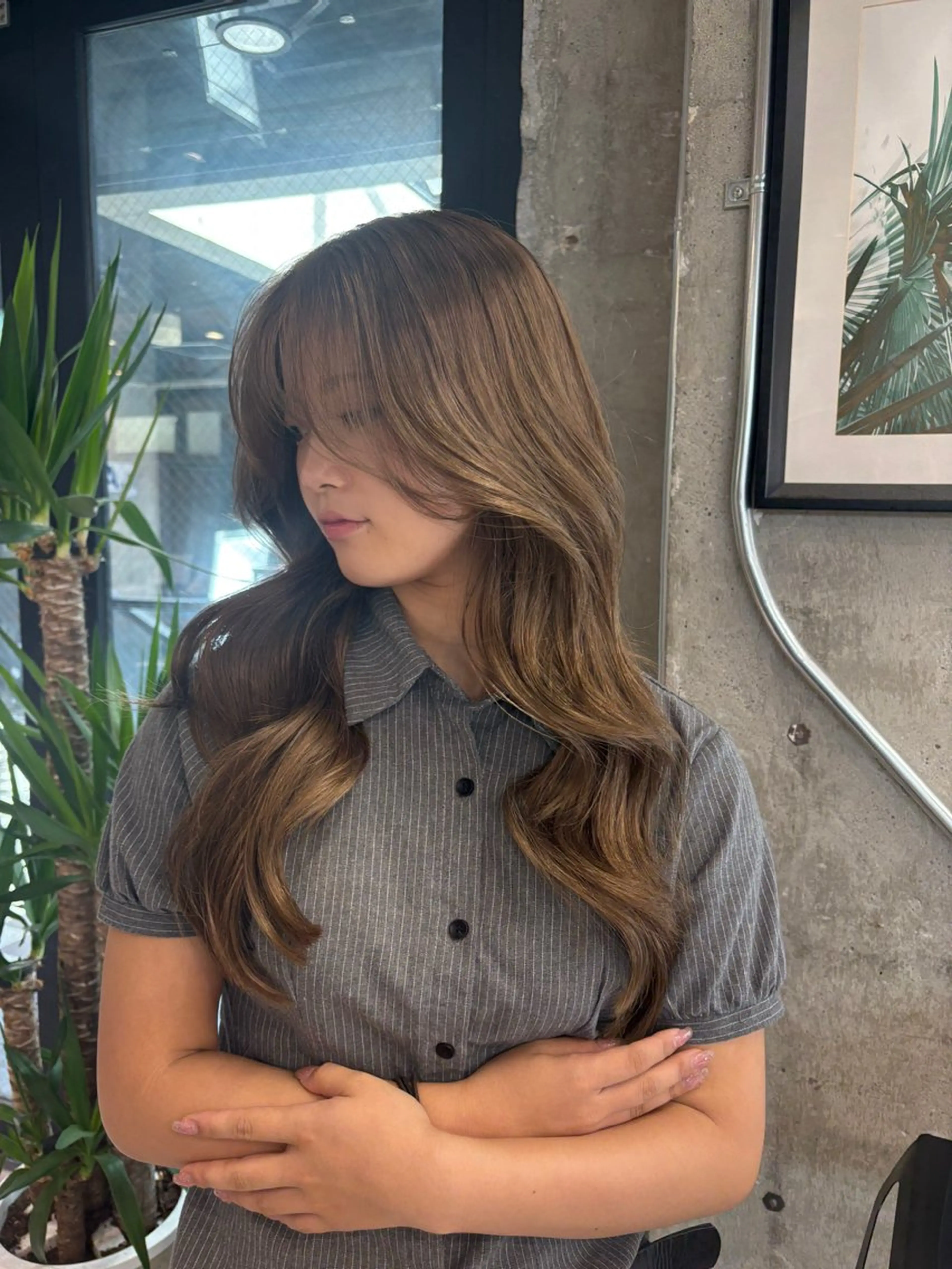 ロング カラー ヘアカラー KAEDE🌺Wカ ラー/ホワイトカラーのヘアスタイル