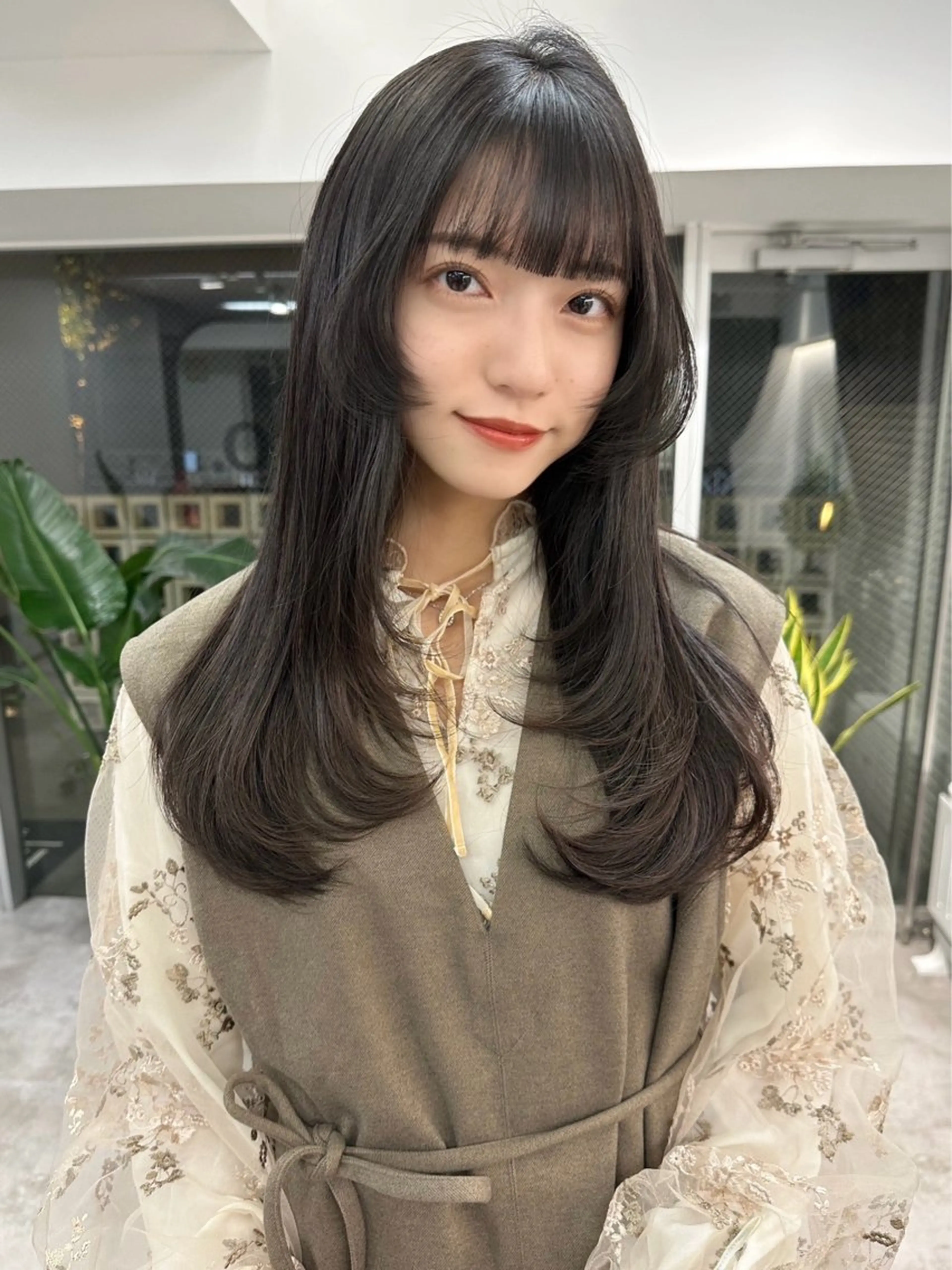 セミロング カラー 韓国ヘア 店長NEGIのヘアスタイル