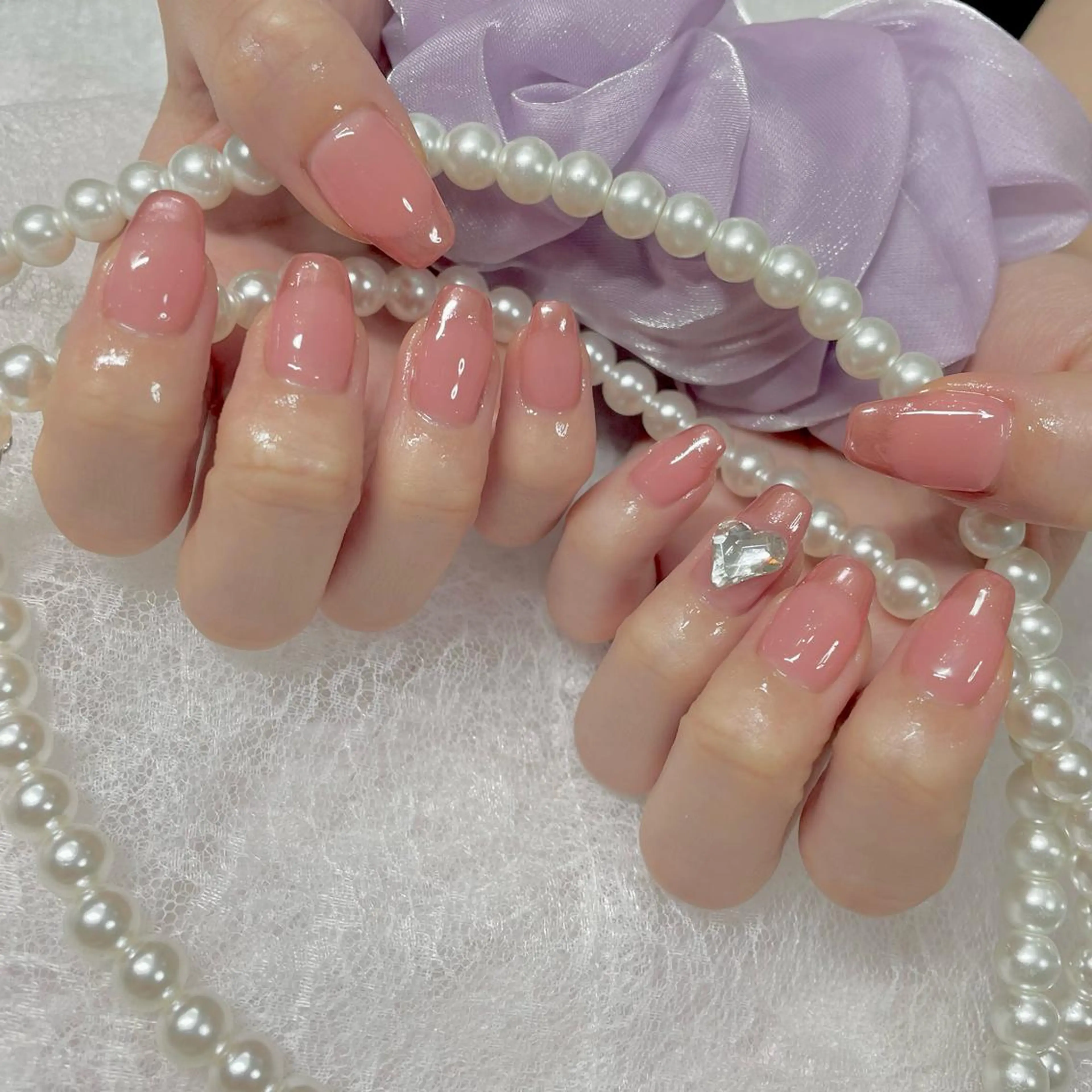 ネイル ジェルネイル ハート J terrace Nailのネイルデザイン