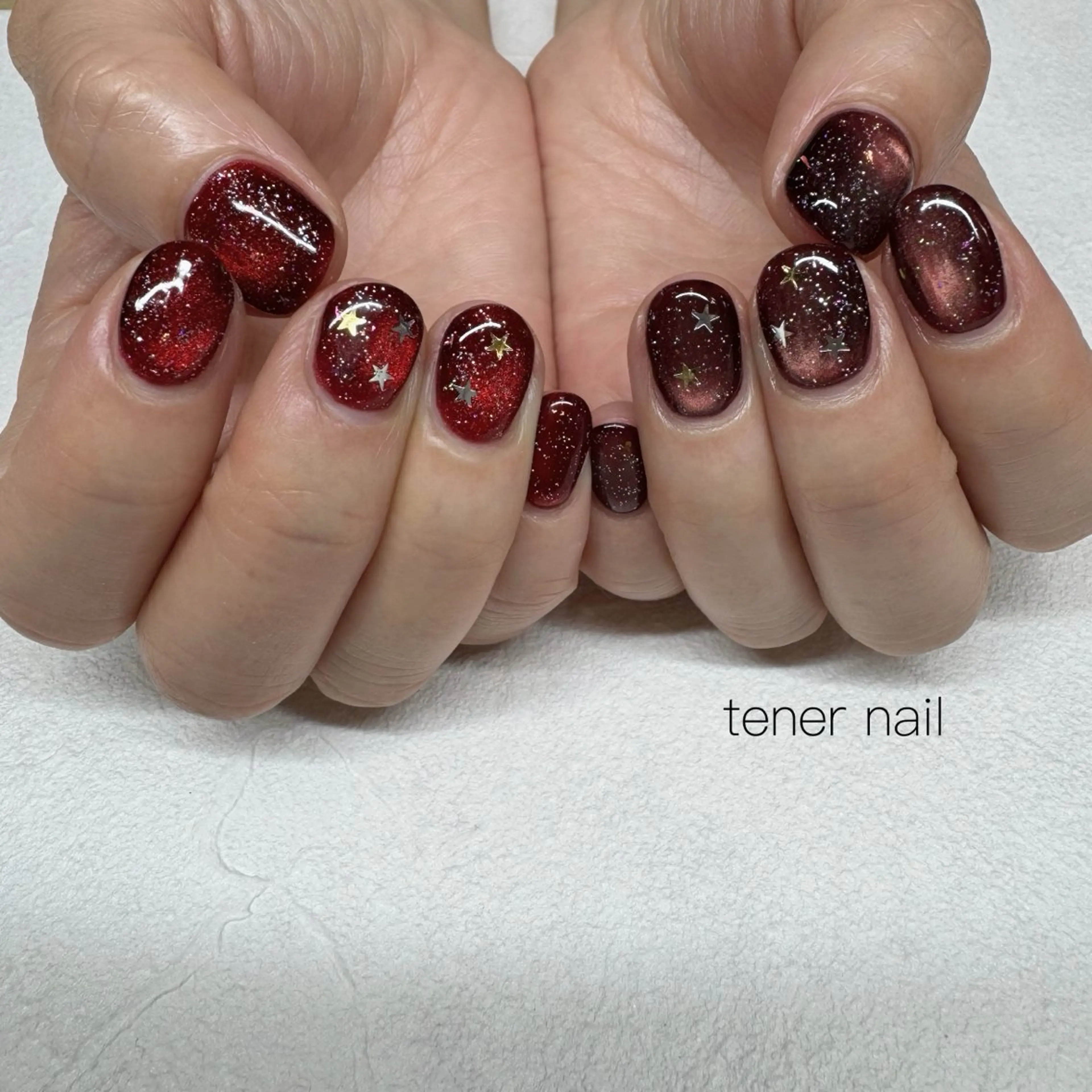 ネイル マグネットネイル ハンドネイル テネルネイル tener nailのネイルデザイン