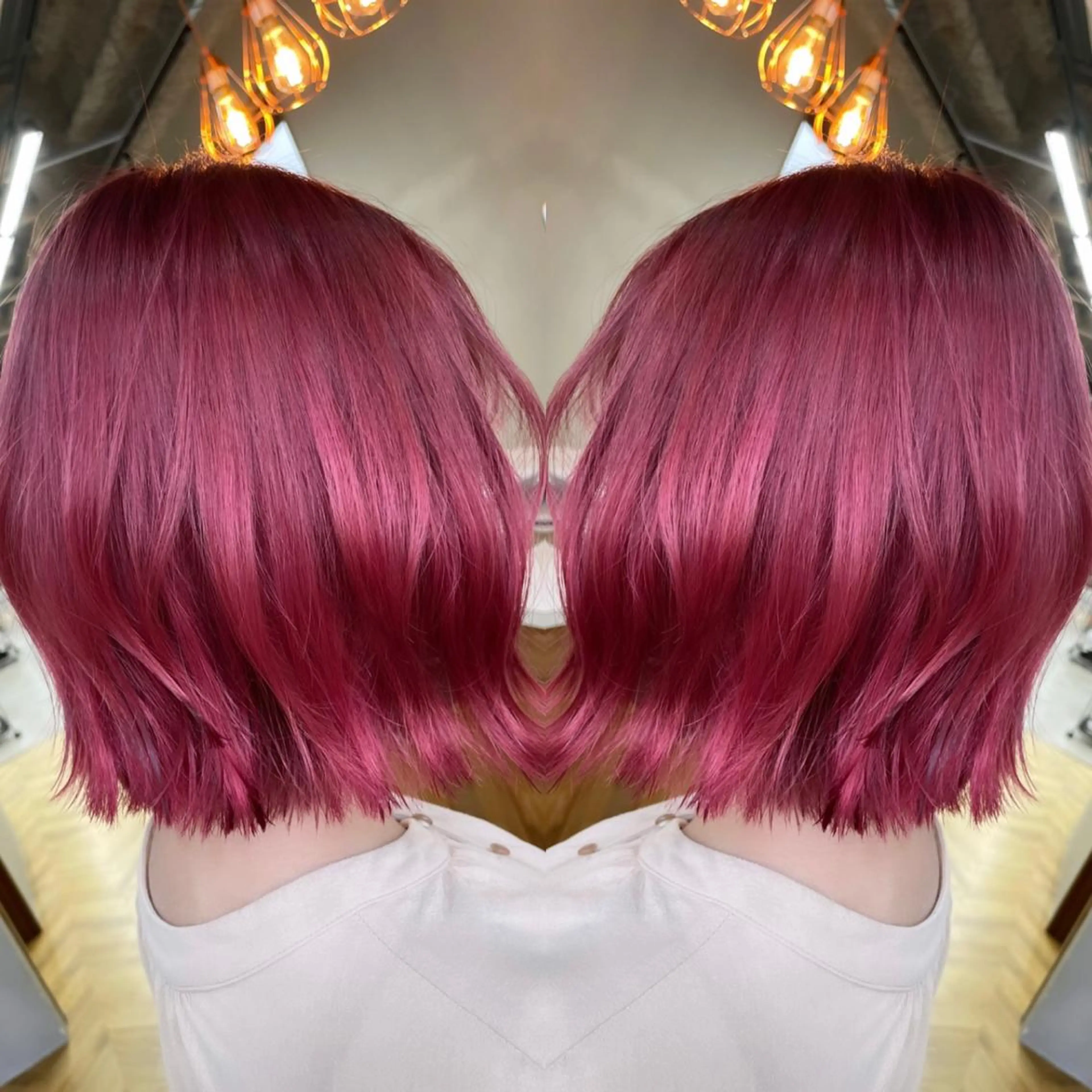 ショート MOMO KAのヘアスタイル