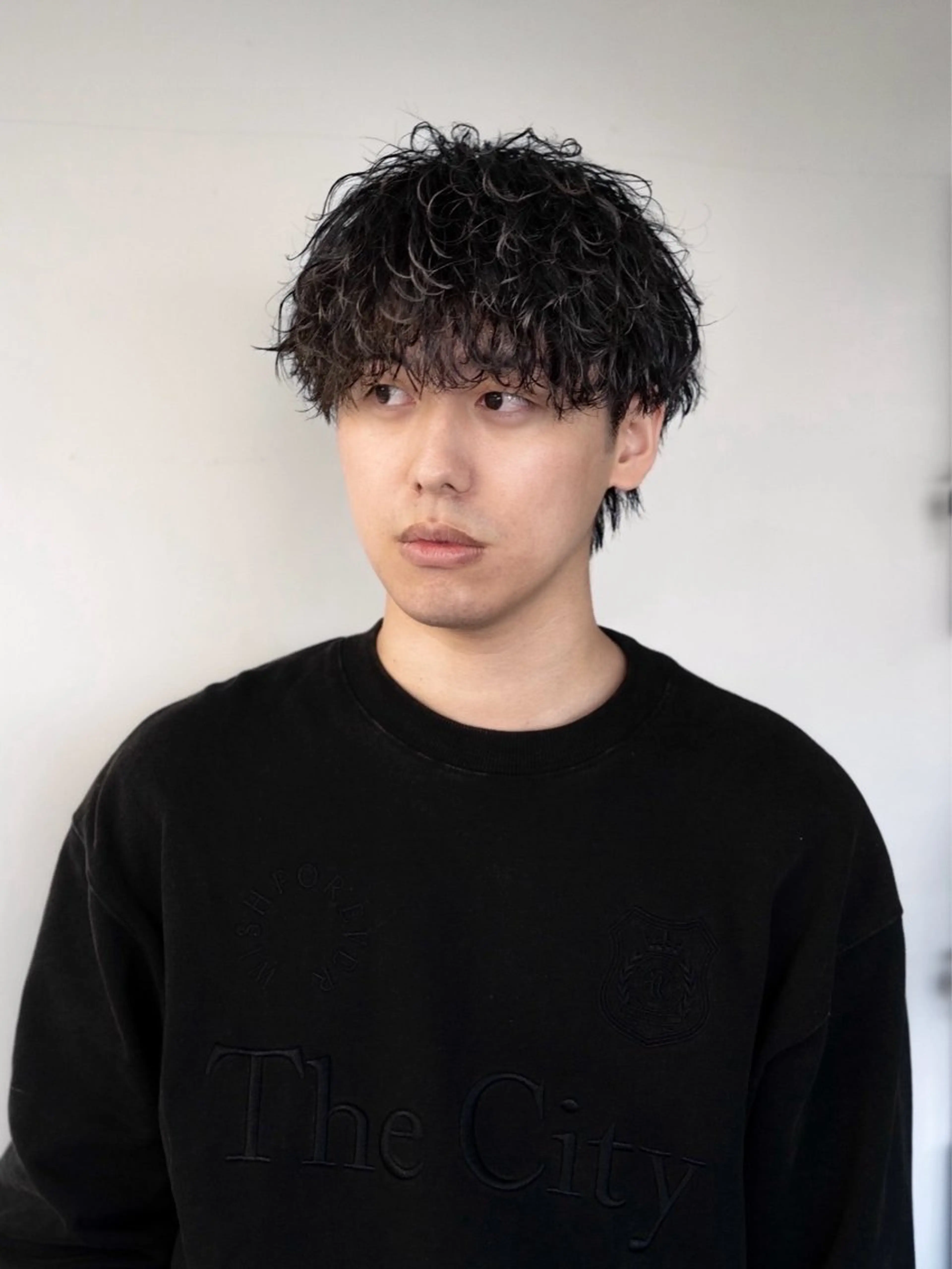 ミディアム パーマ メンズ パーマ メンズカットモデル/ いぶきのヘアスタイル