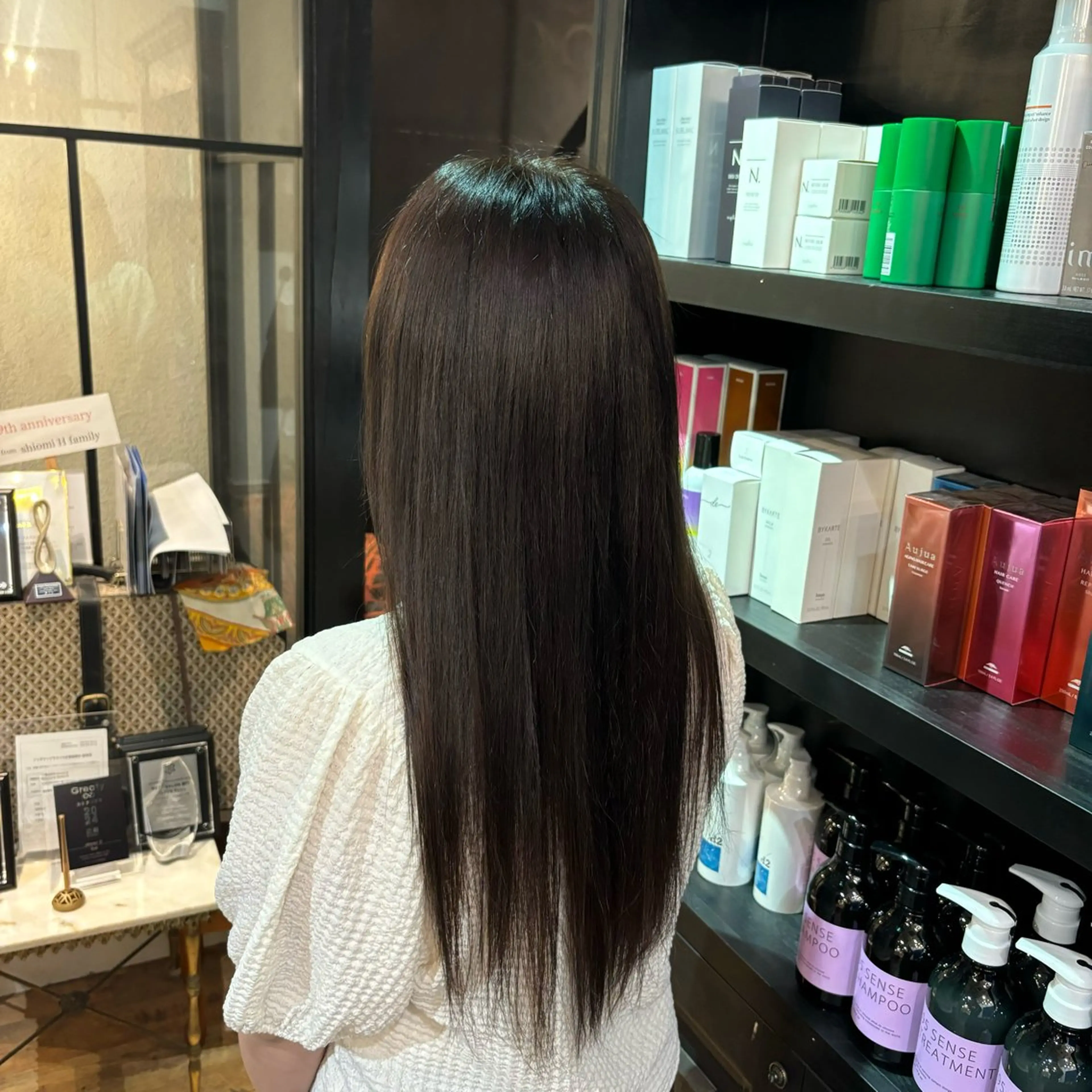 カラー 明賀　瞳 /みょうが　ひとみのヘアスタイル