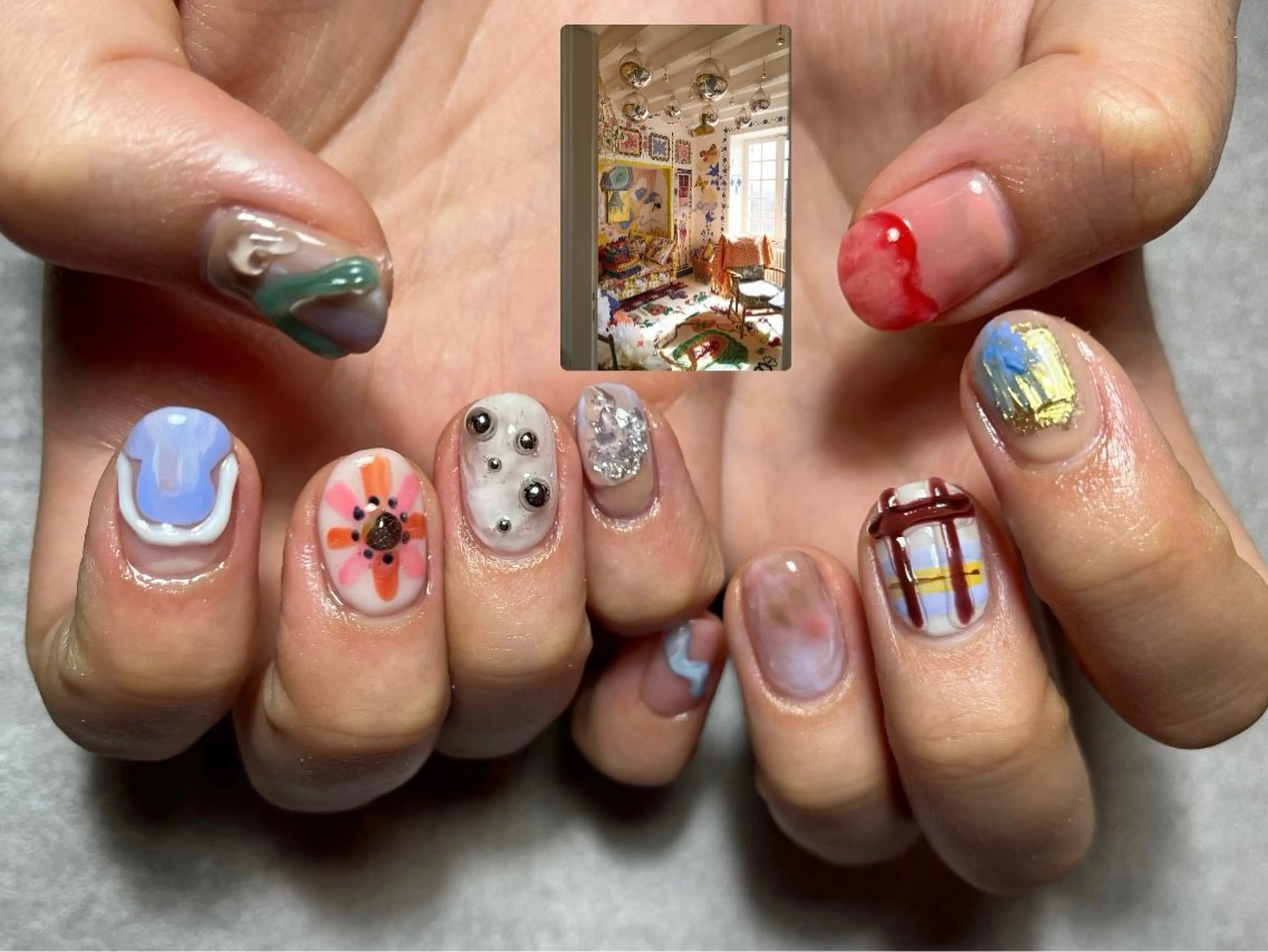 ネイル ハンドネイル アトリエ ○△□のネイルデザイン