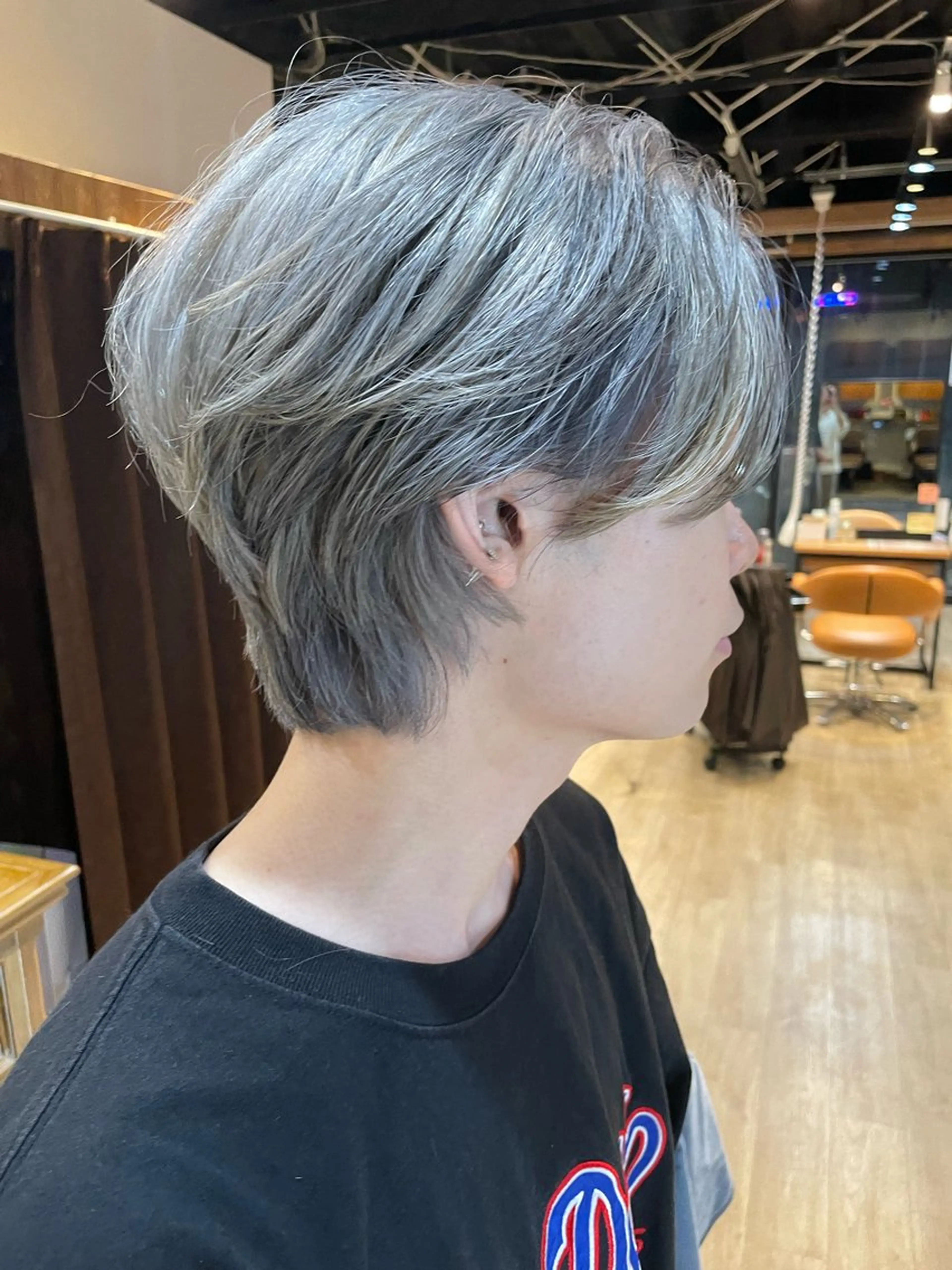 ショート カラー 韓国風ヘア 髪質改善/ブリーチ 田代 龍我のヘアスタイル