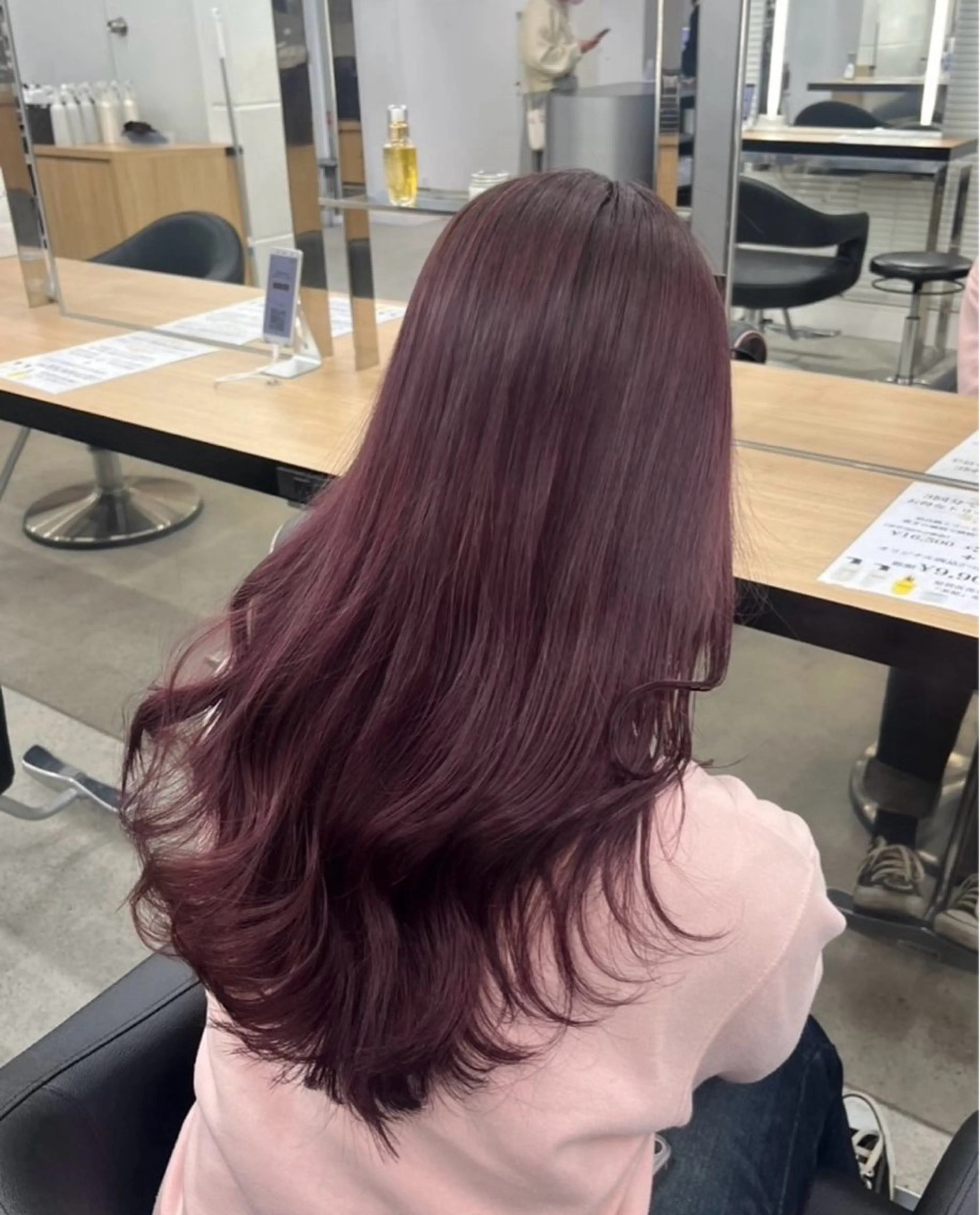 ロング ピンクラベンダー miku/ラベンダー 透明感カラー🪻❤︎のヘアスタイル