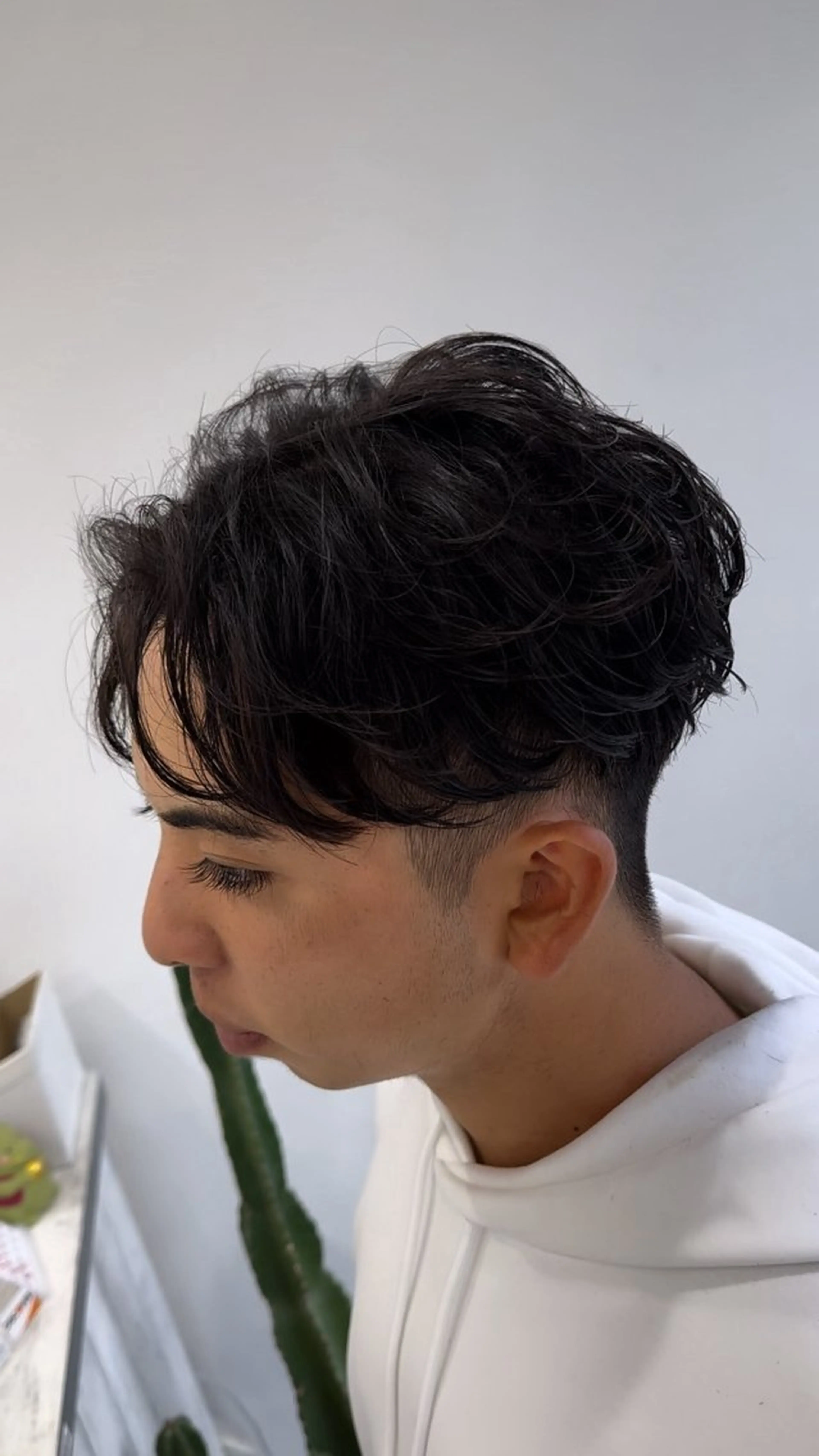 パーマ メンズ センターパート パーマ メンズ専門美容師／ メンズパーマ／森口のヘアスタイル