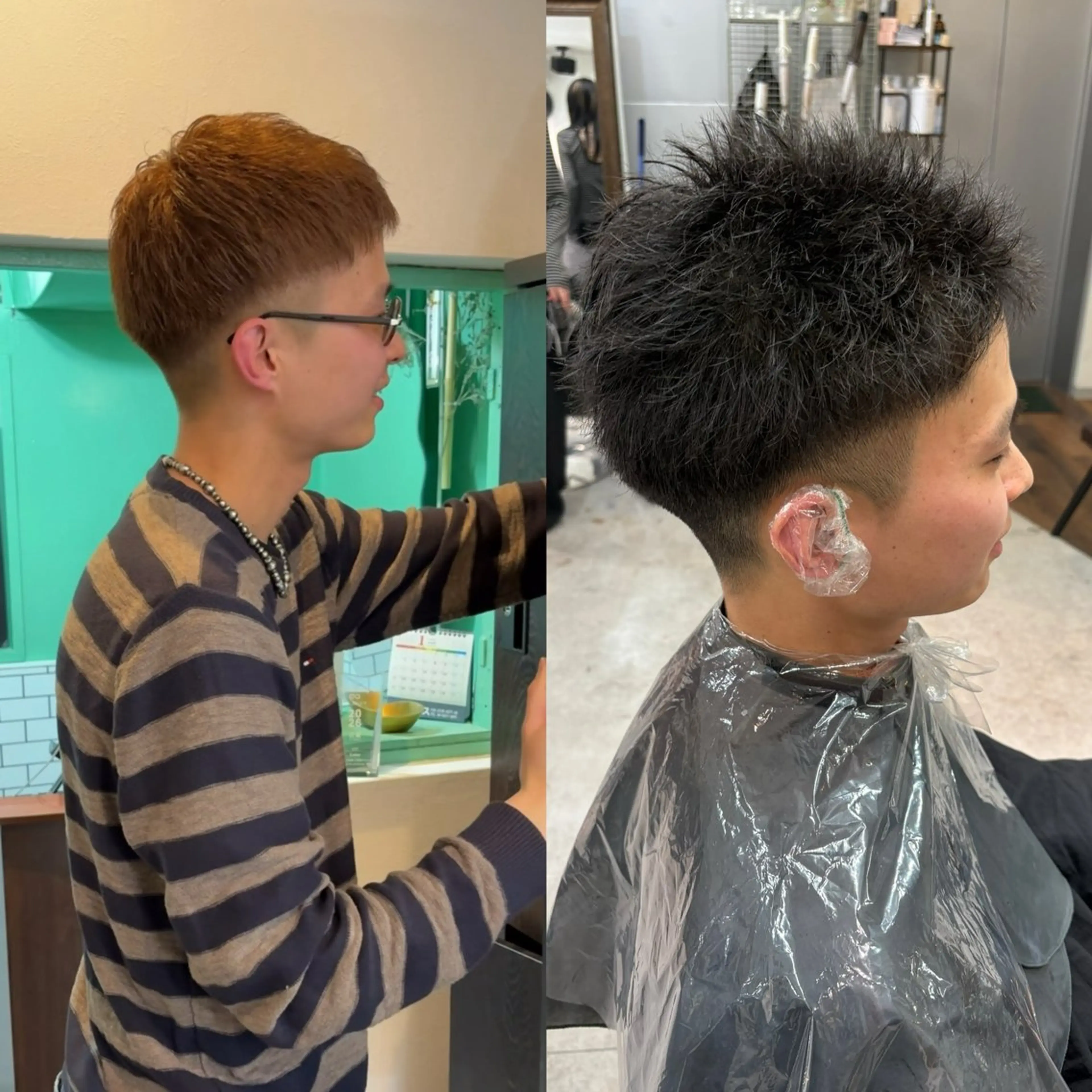 カラー メンズ メンズブリーチ ブリーチ ブリーチなしカラー ヘアカラー なんば🍓 似合わせカラー🐬のヘアスタイル