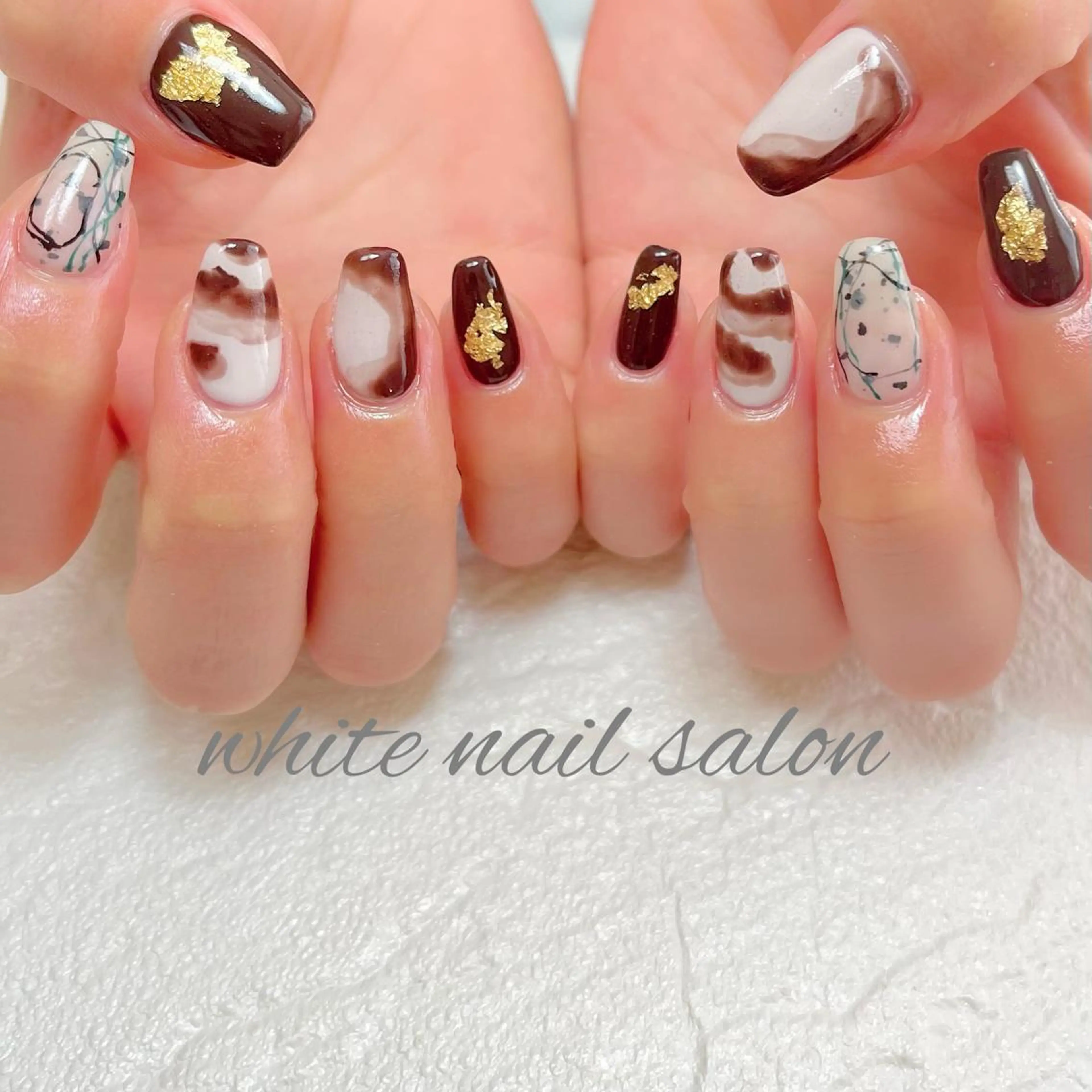 ネイル フットネイル ジェルネイル ハードジェル ラメ(グリッター) 持ち込み ハンドネイル white nail salonのネイルデザイン