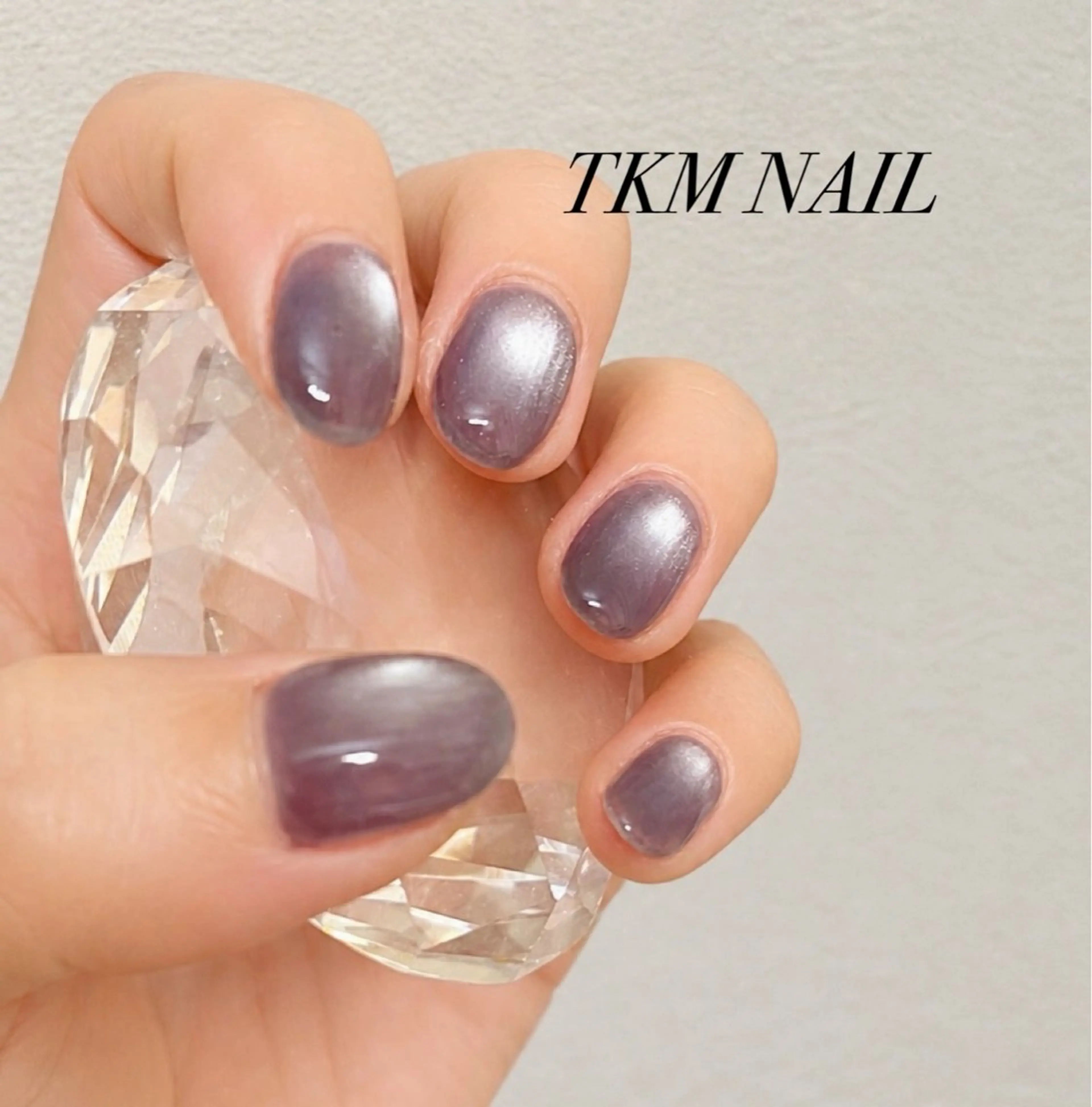 ネイル 氷ネイル・うるうるネイル マグネットネイル ______ TKM  NAILのネイルデザイン
