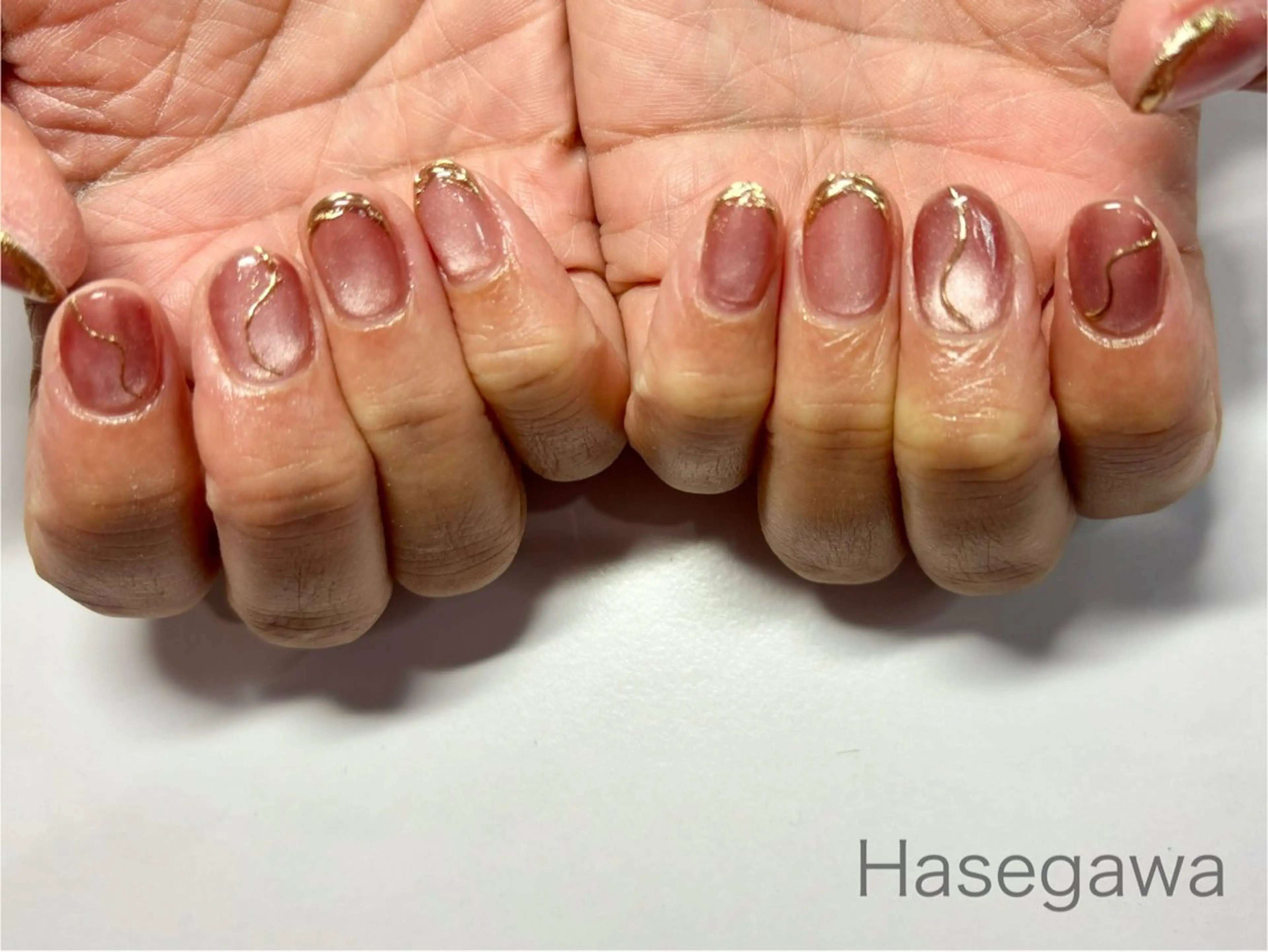 ネイル アートネイル マグネットネイル ミラーネイル ハンドネイル DROP所属・DROP 長谷川のネイルデザイン