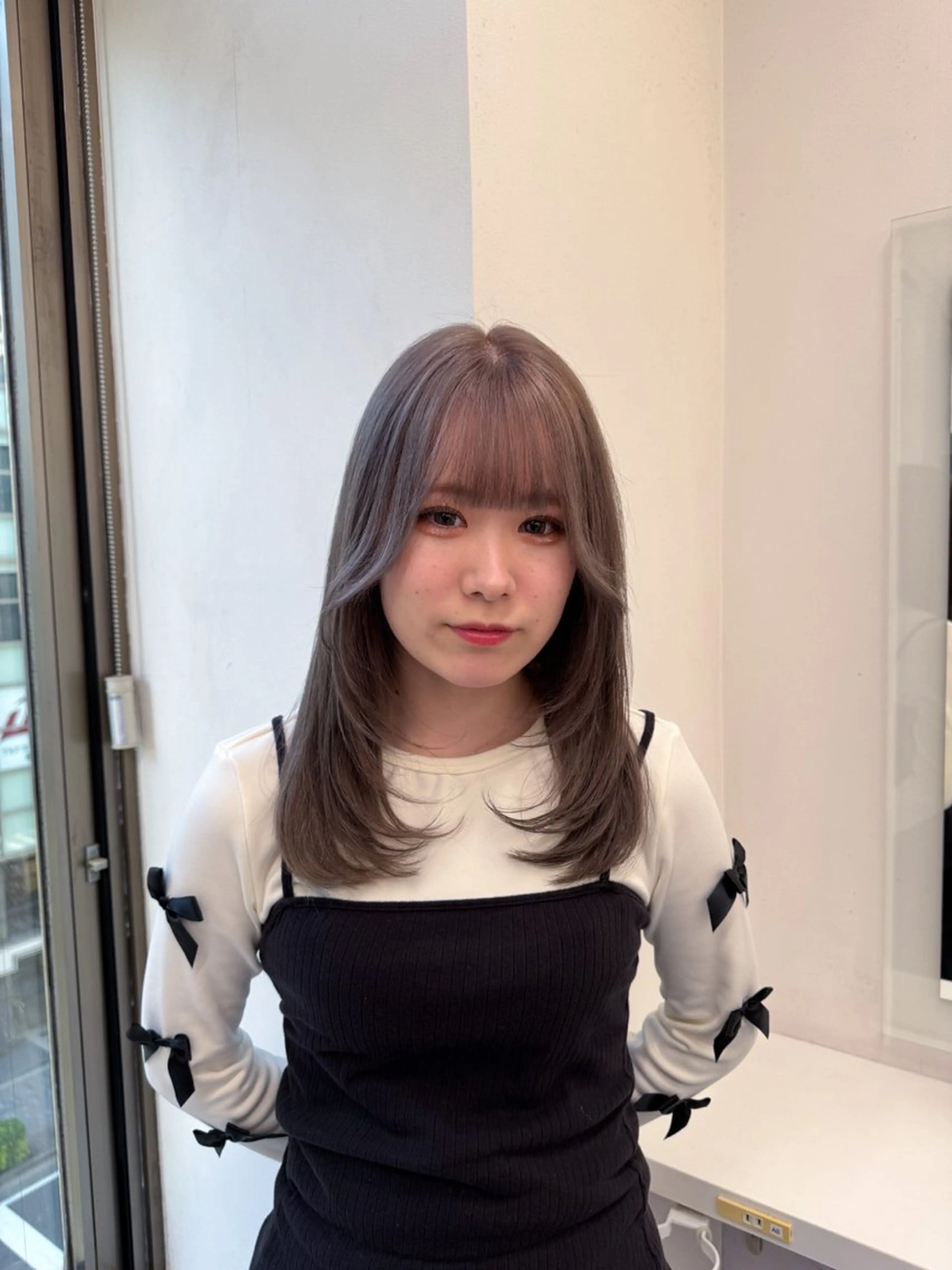 ミディアム カラー ヘアアレンジ Over hair_ misakiのヘアスタイル