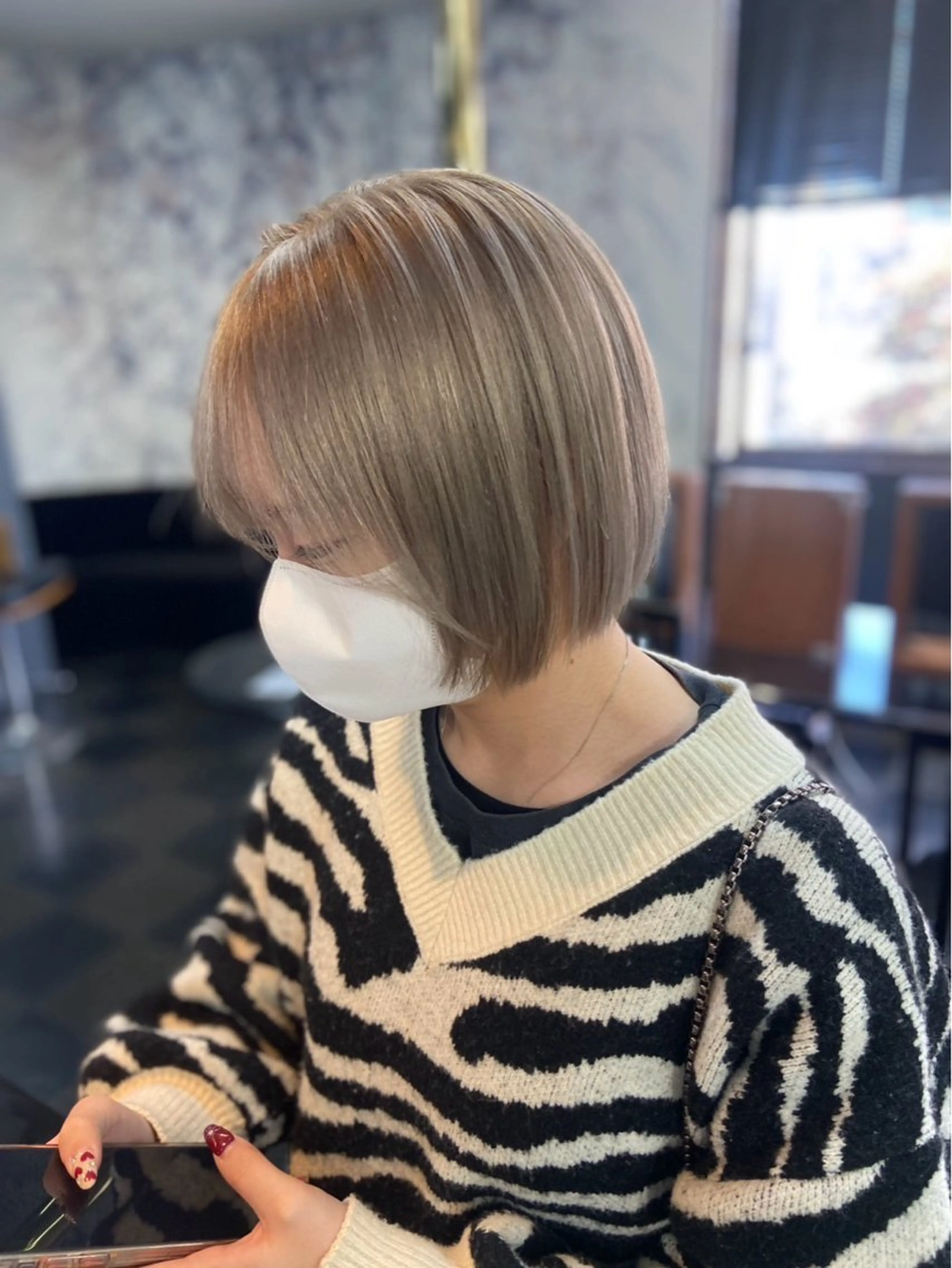 ショート 北村 理奈のヘアスタイル