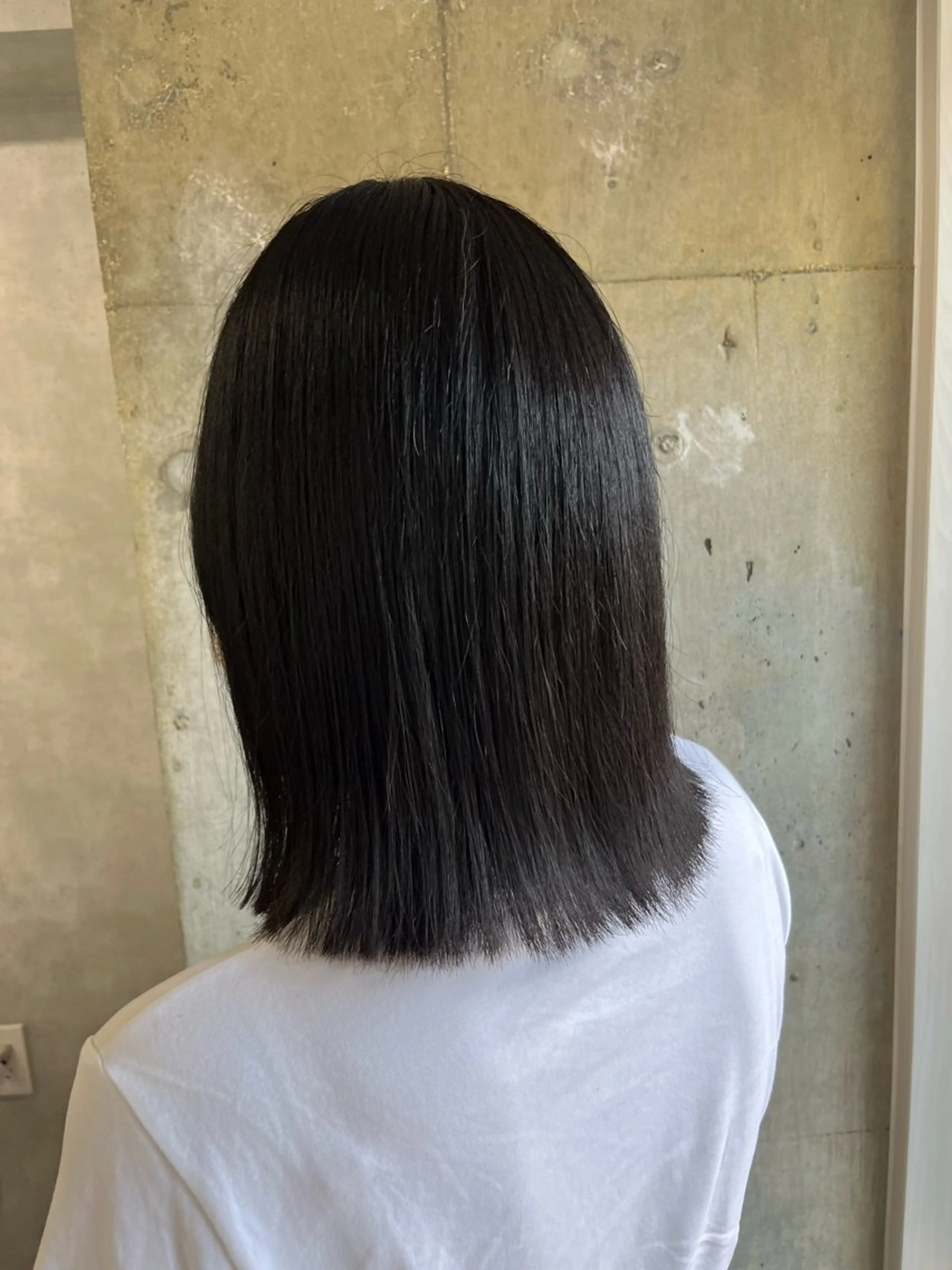 ミディアム パーマ ストレートパーマ anon Loemのヘアスタイル