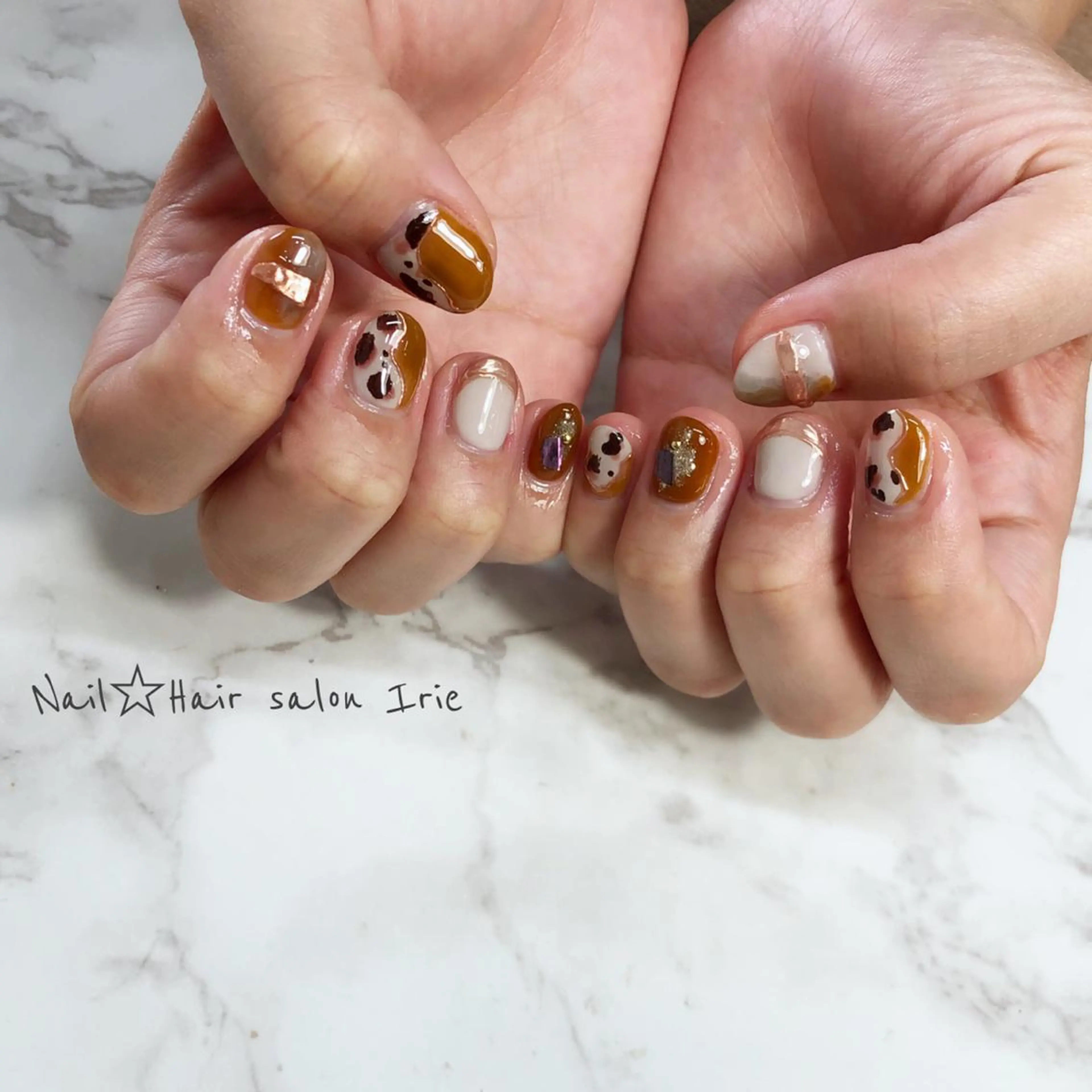 ネイル ハンドネイル Hair salon Irie所属・與儀 知佳のネイルデザイン