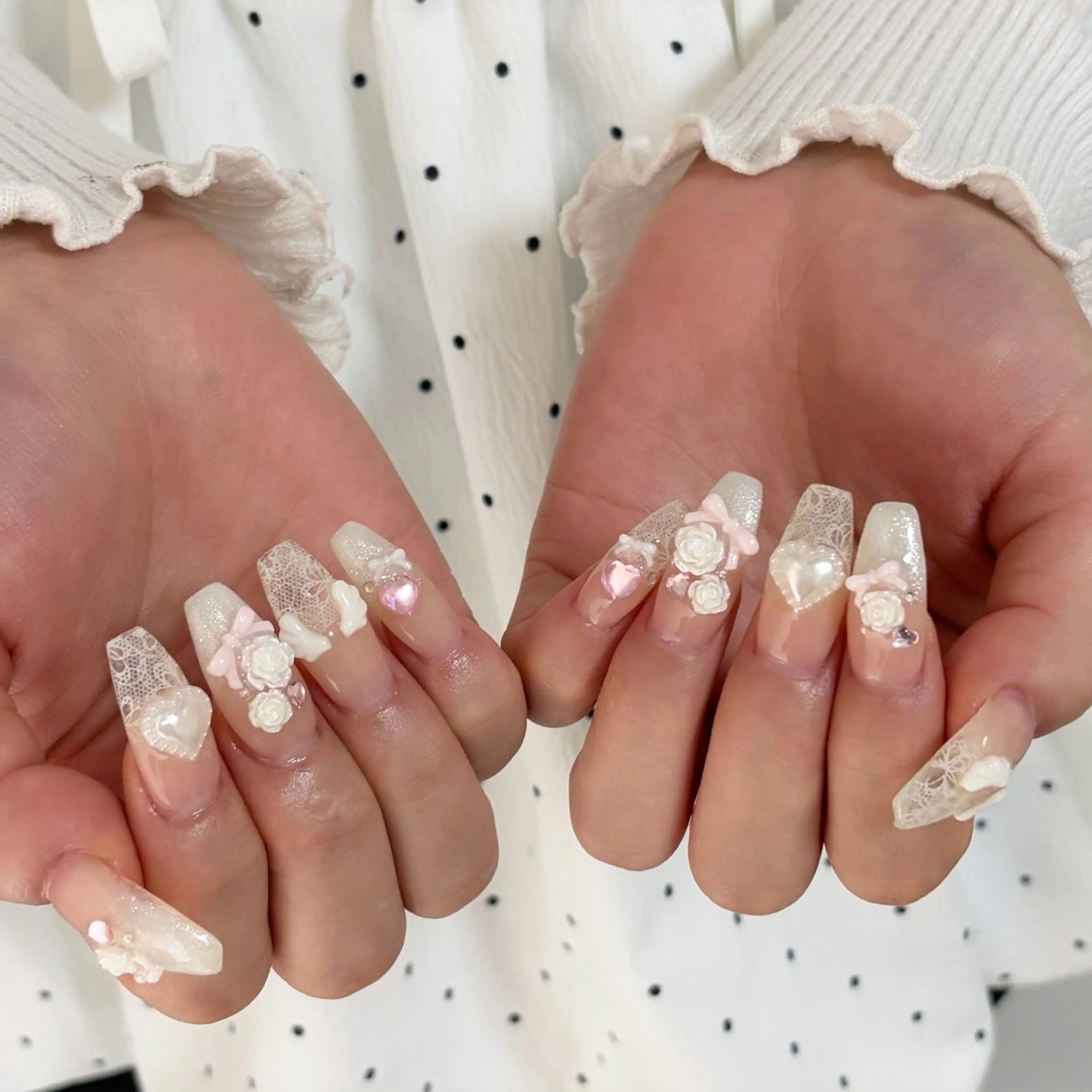 ネイル ハンドネイル フットネイル 直方市ネイルサロン minuitのネイルデザイン