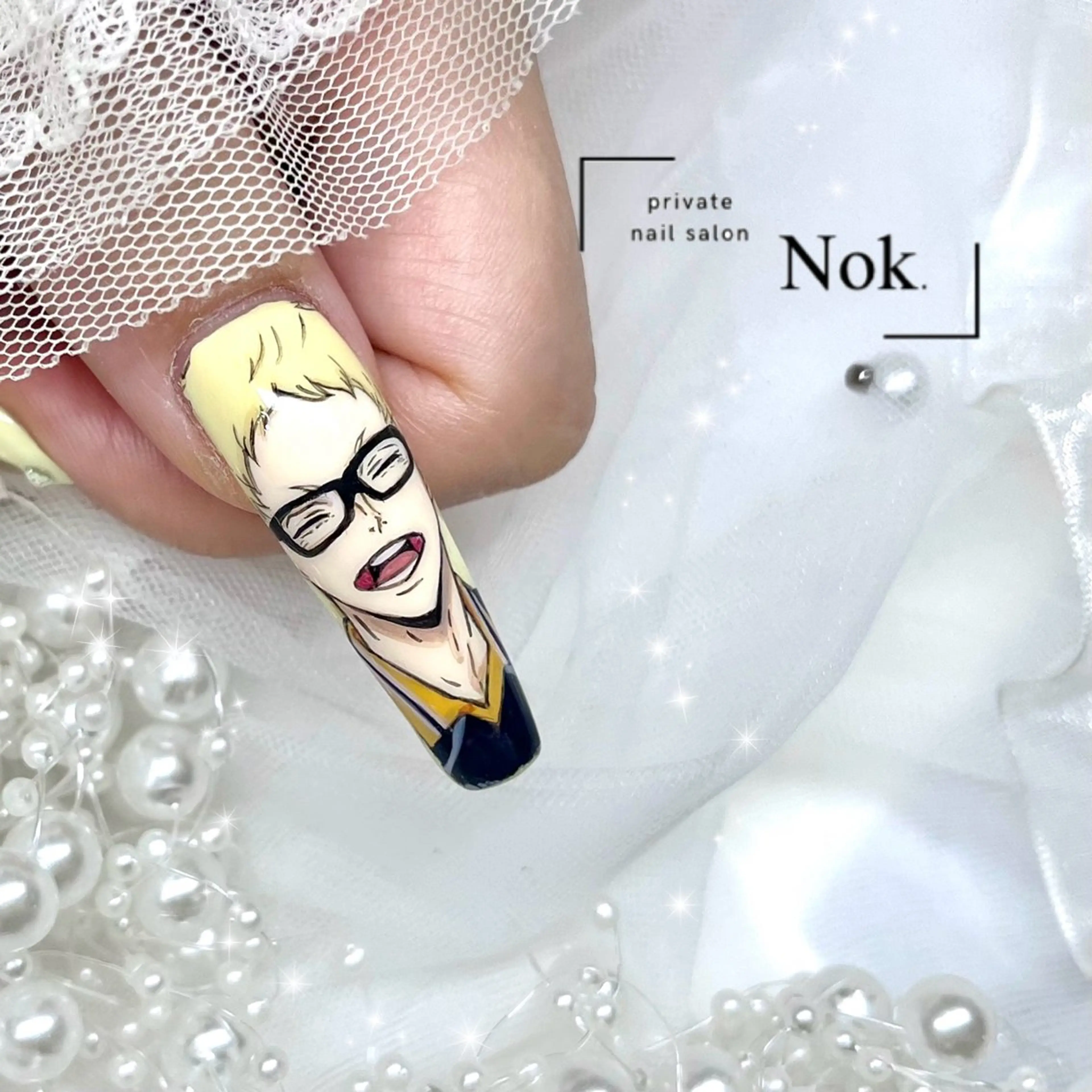 ネイル ロングネイル ハンドネイル 池袋痛ネイル Nok. 渡辺のネイルデザイン