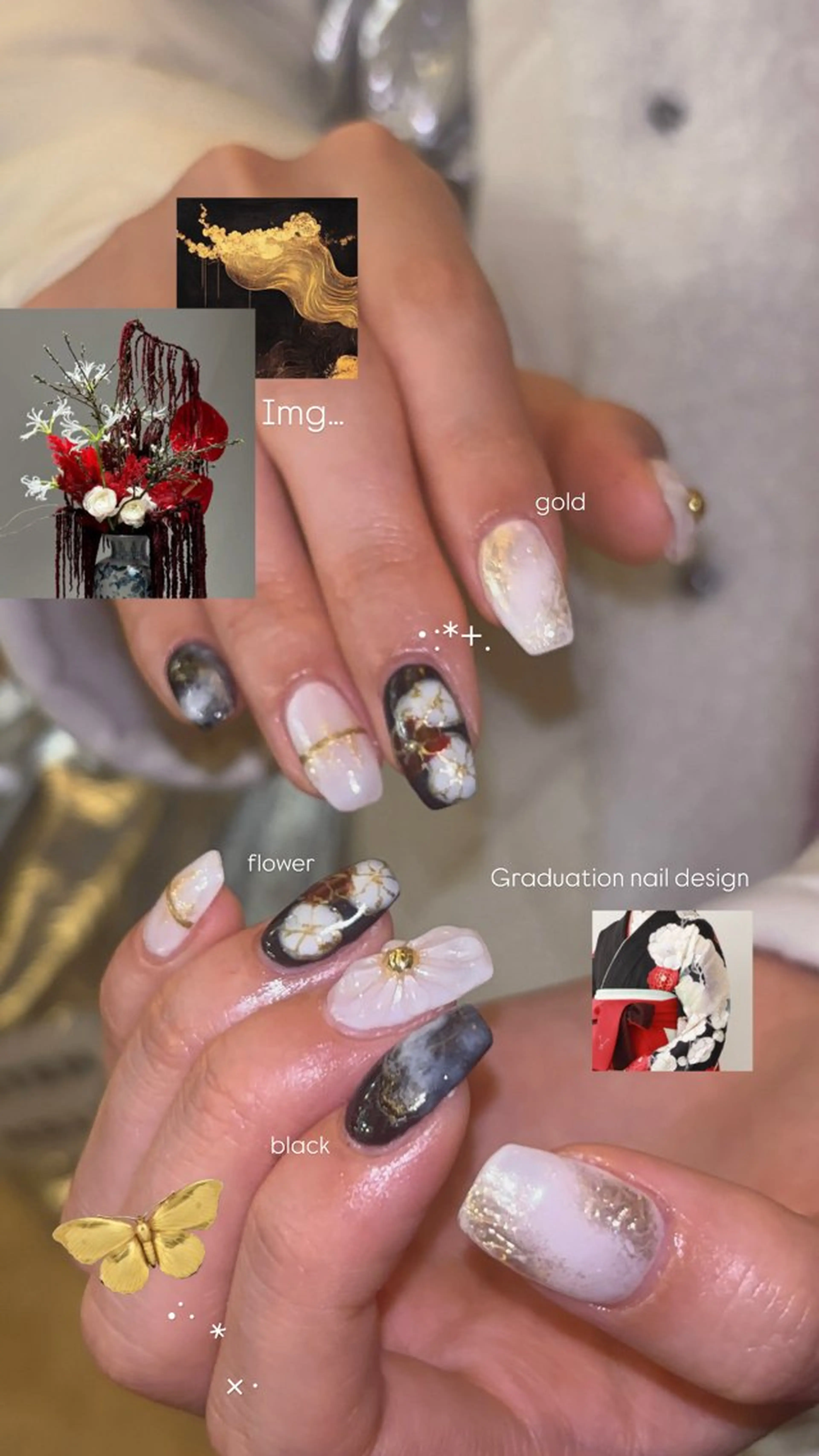 ネイル ハンドネイル ハンドケア AMRITA omotesando所属・艶カラー・:*個性派 ネイル🦋mire-のネイルデザイン