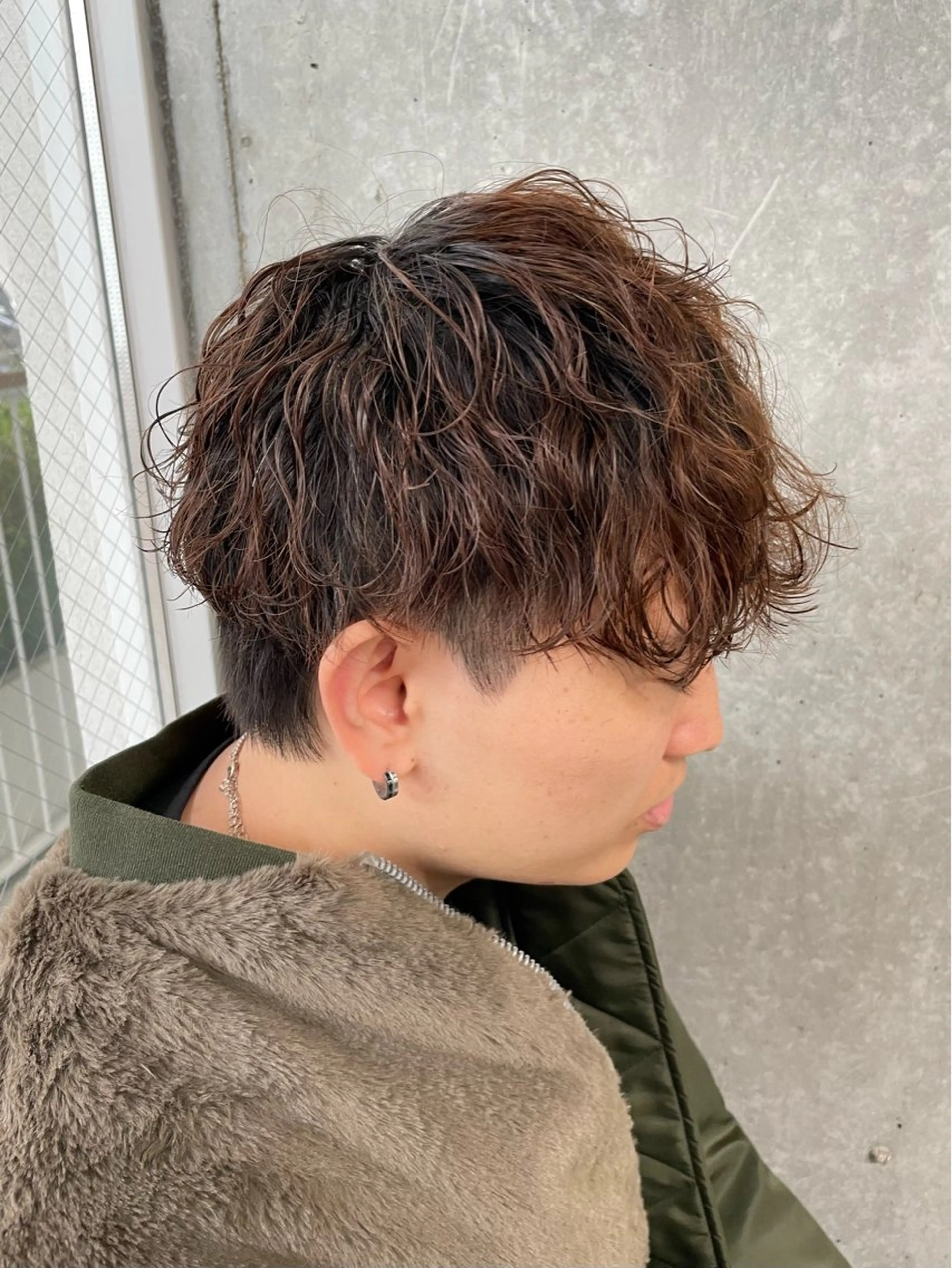 パーマ メンズ カット パーマ トリートメント ヘッドスパ ヘアセット メンズモテパーマ💙 fuwaのヘアスタイル