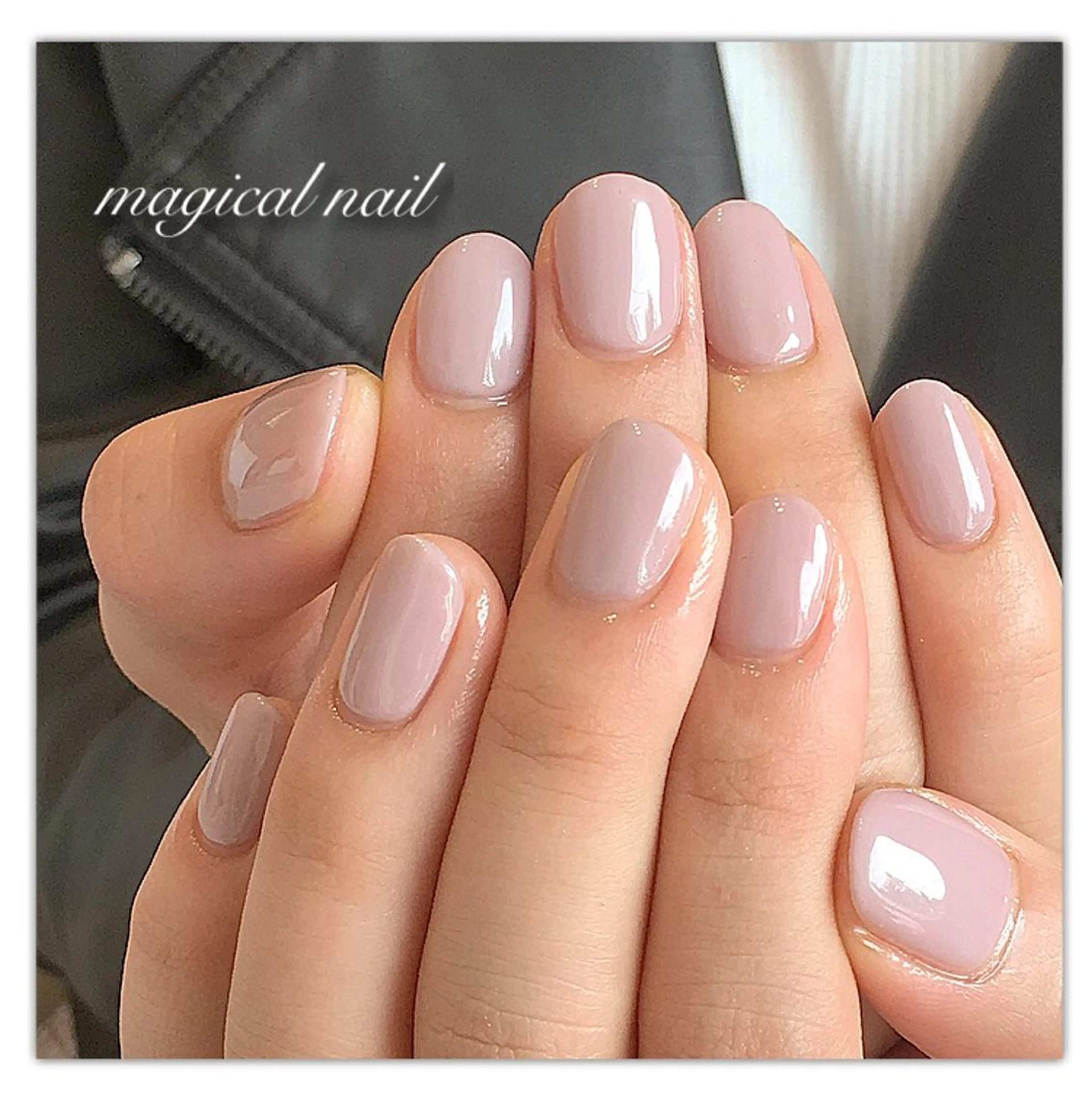 ネイル ワンカラーネイル magical nailのネイルデザイン