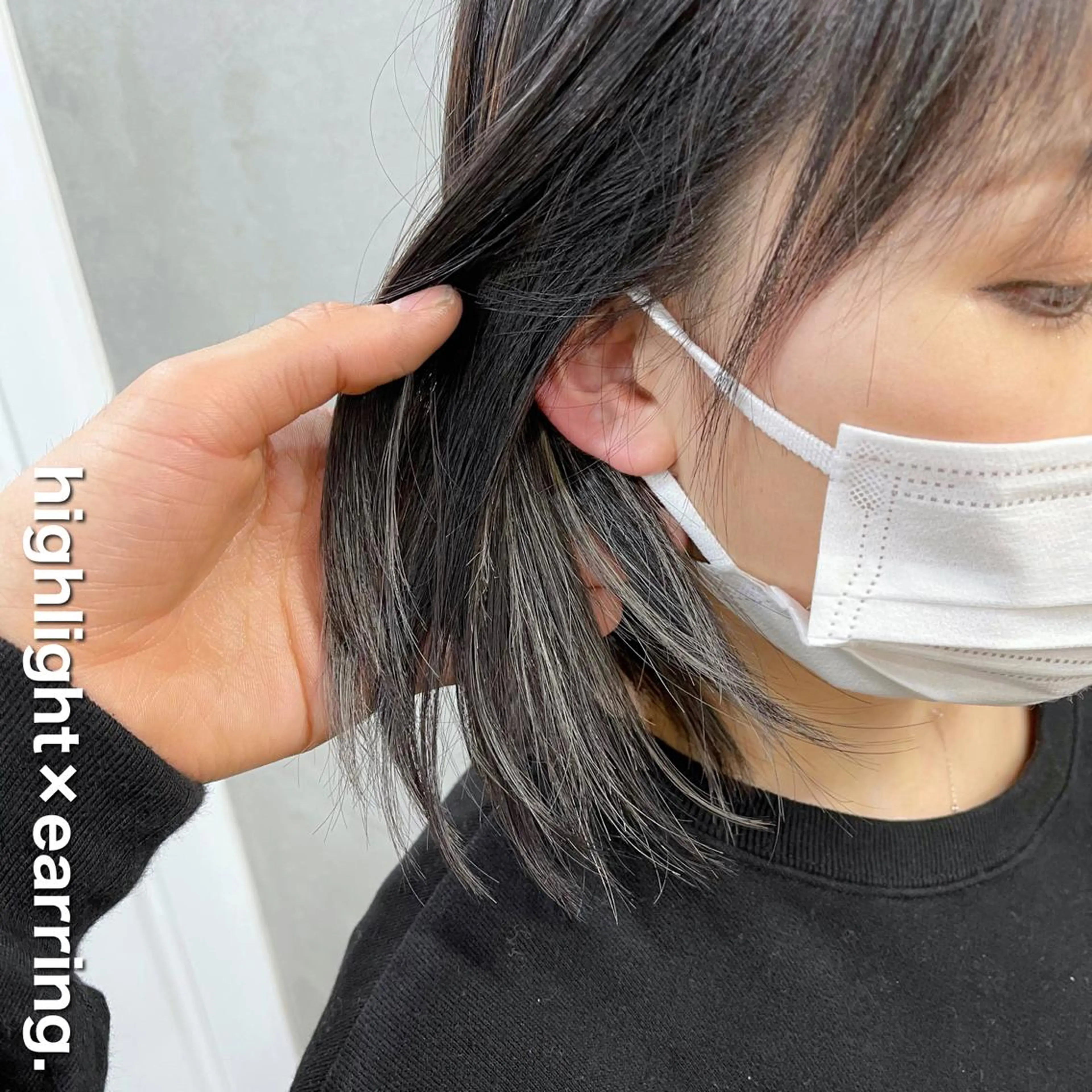 ショート カラー ハイライトカラー ハイライト カット ヘアカラー トリートメント ブリーチダブルカラー 【koide】のヘアスタイル