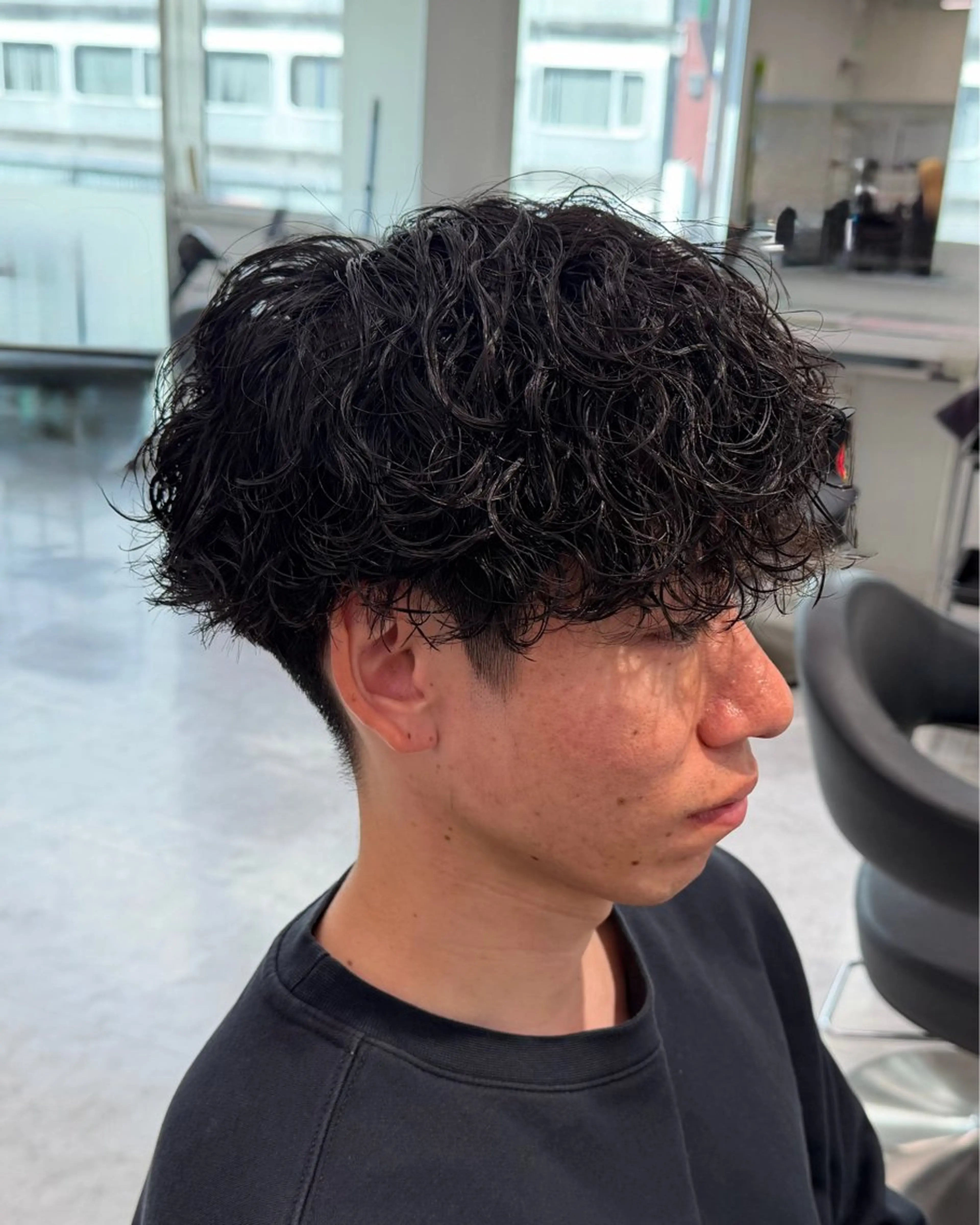 メンズ カット パーマ メンズ特化/ツイスパ /波巻き/大塩恭平のヘアスタイル